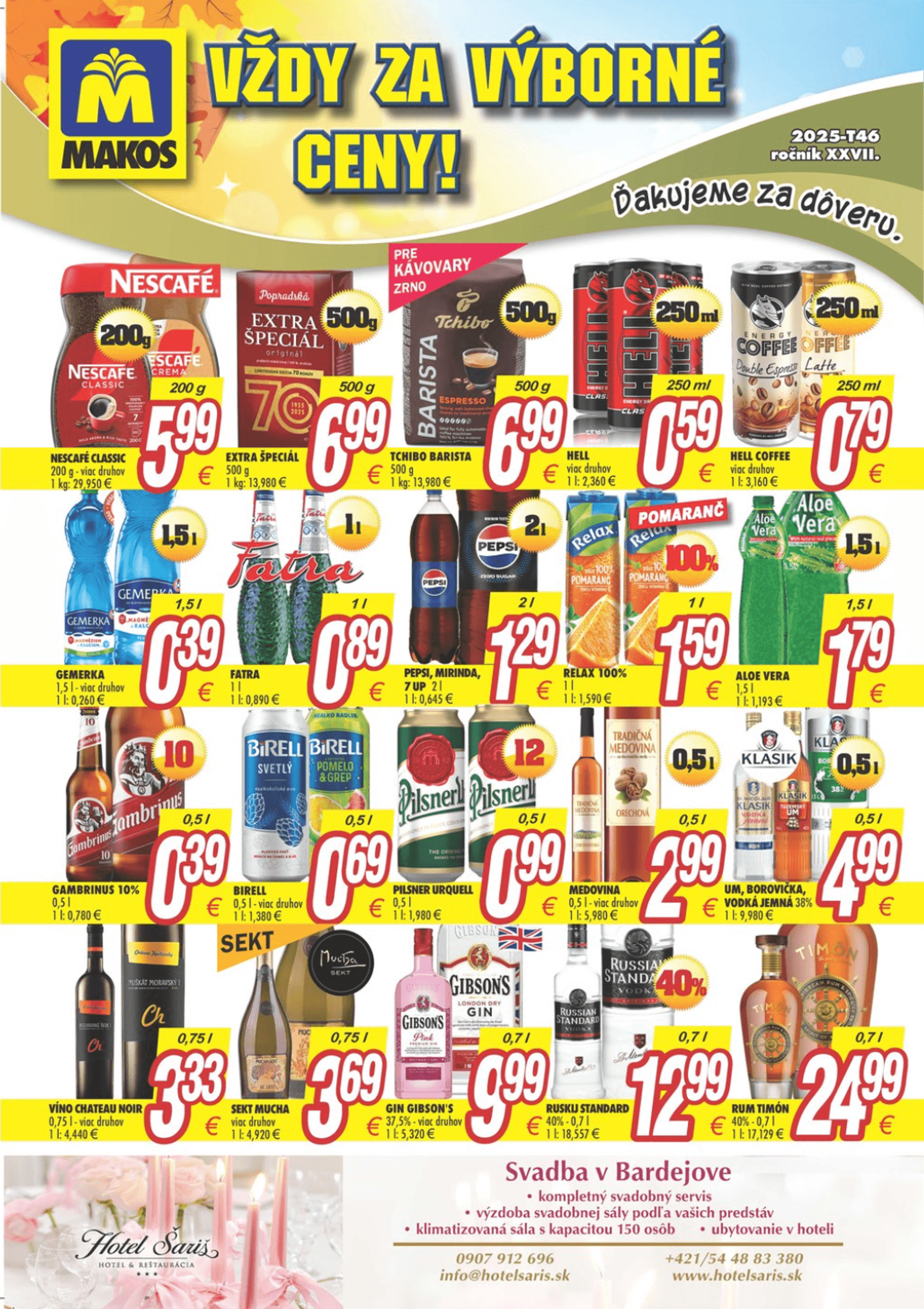 Page 1 of Aktuálny makos leták platný od pondelka 10.11 do 16.11