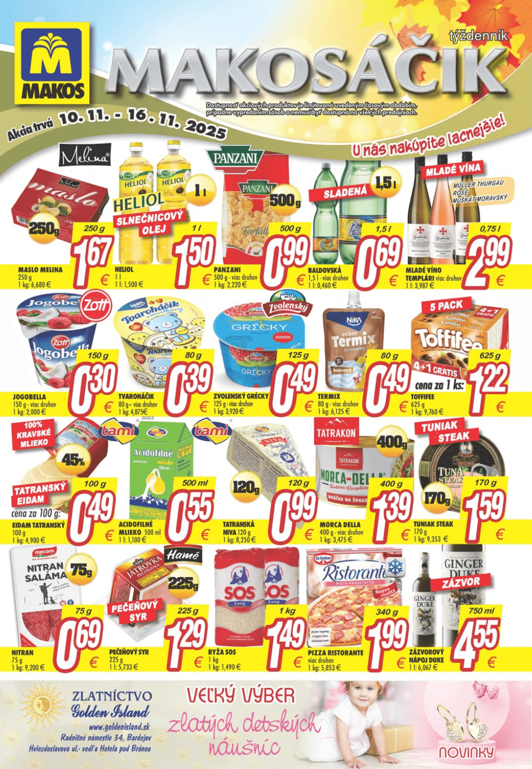 Page 2 of Aktuálny makos leták platný od pondelka 10.11 do 16.11