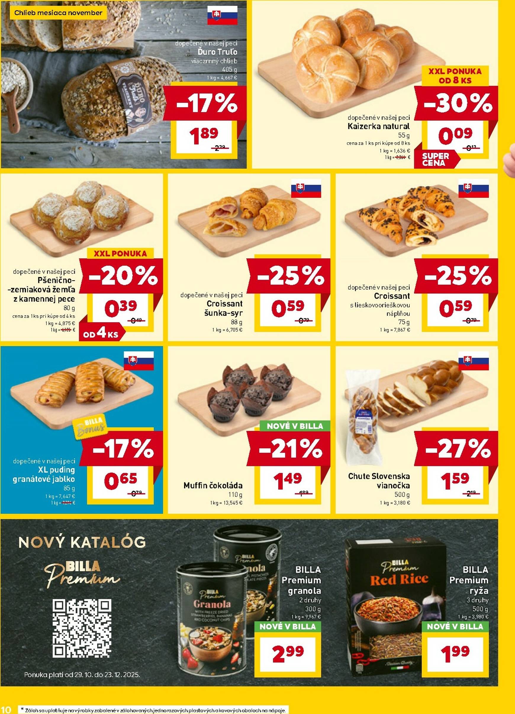 Page 10 of Aktuálny billa leták platný od stredy 05.11 do 11.11