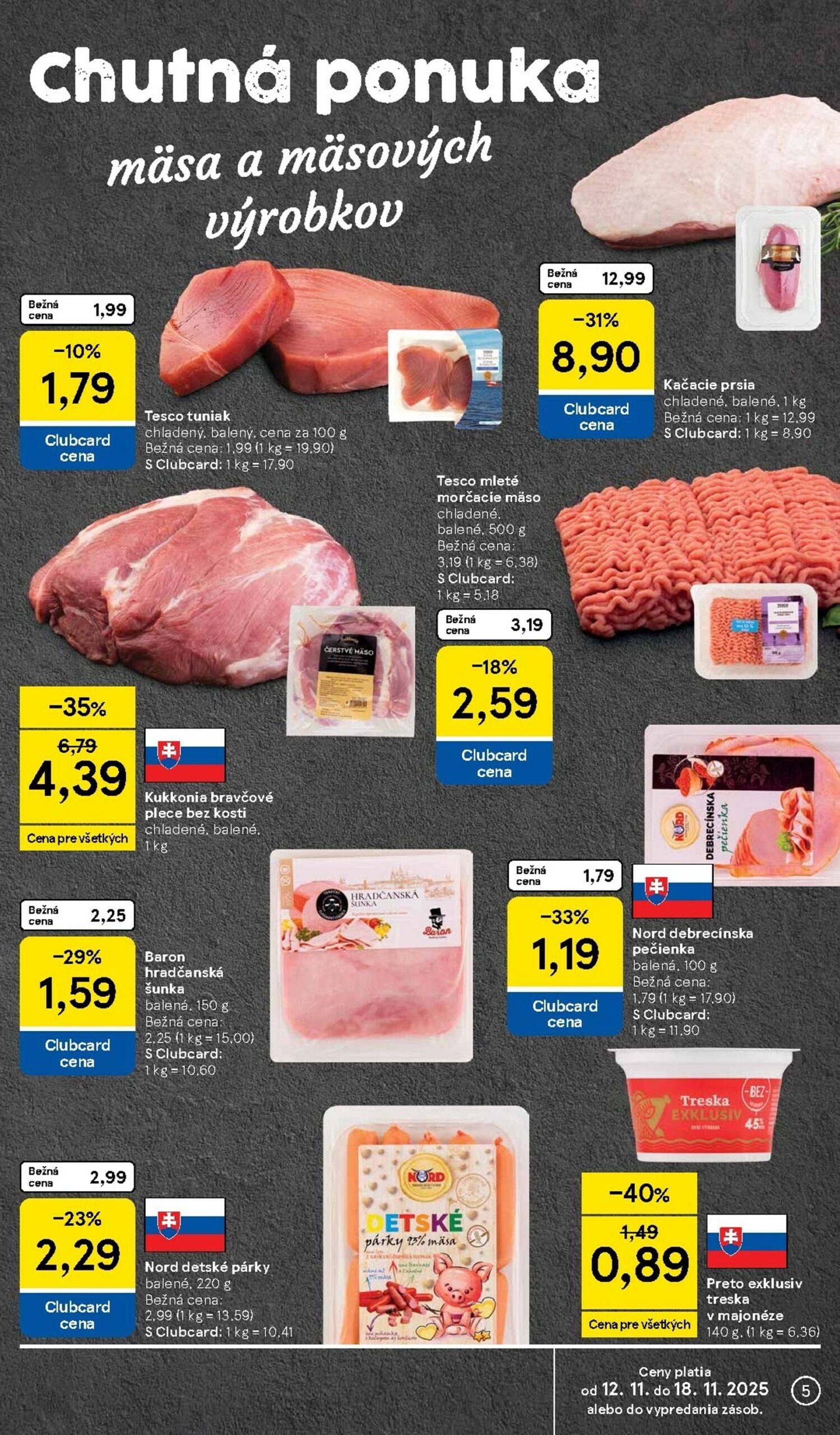 Page 5 of Aktuálny tesco leták platný od stredy 12.11 do 18.11