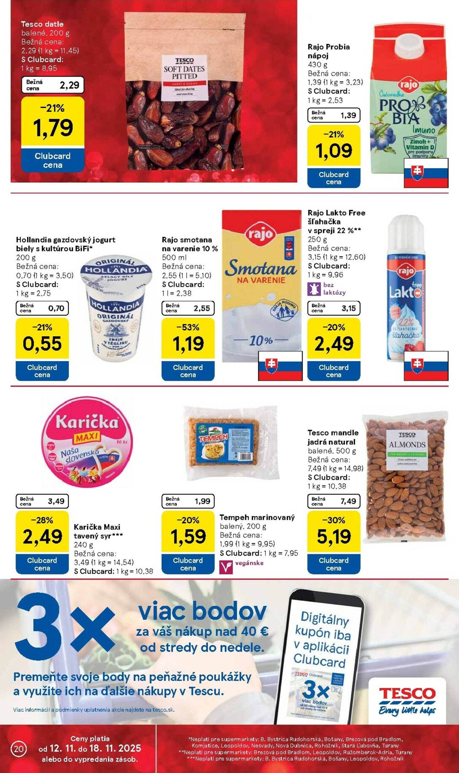 Page 20 of Aktuálny tesco leták platný od stredy 12.11 do 18.11