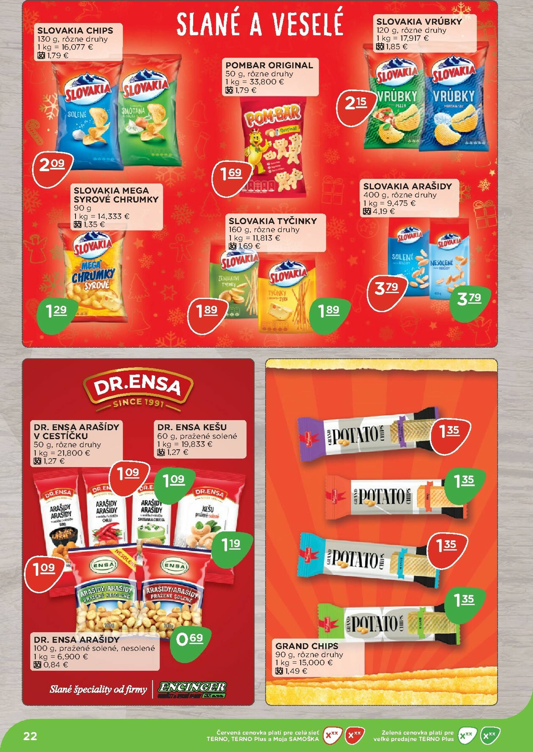 Page 22 of Aktuálny terno leták platný od pondelka 10.11 do 07.12