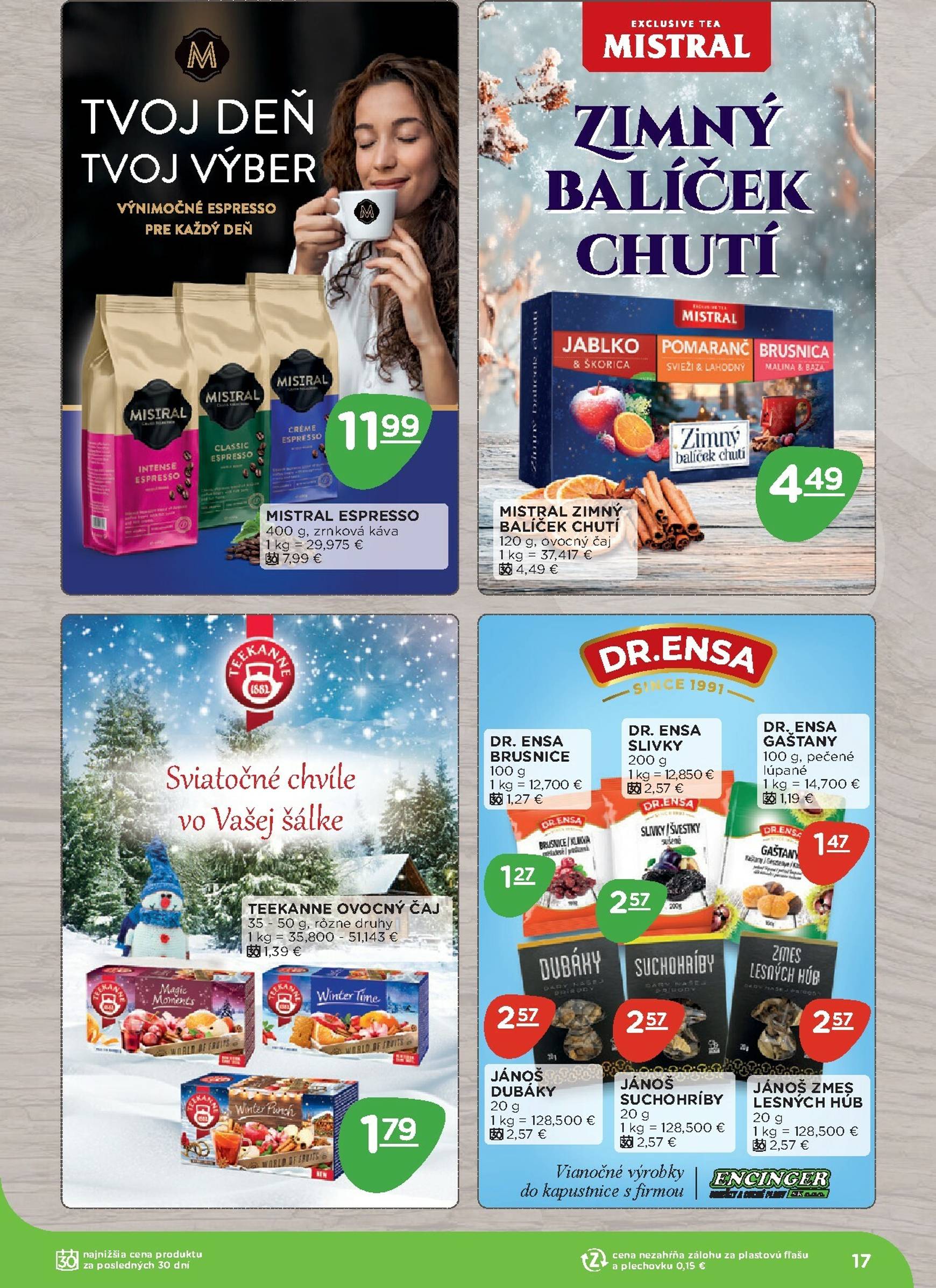 Page 17 of Aktuálny terno leták platný od pondelka 10.11 do 07.12
