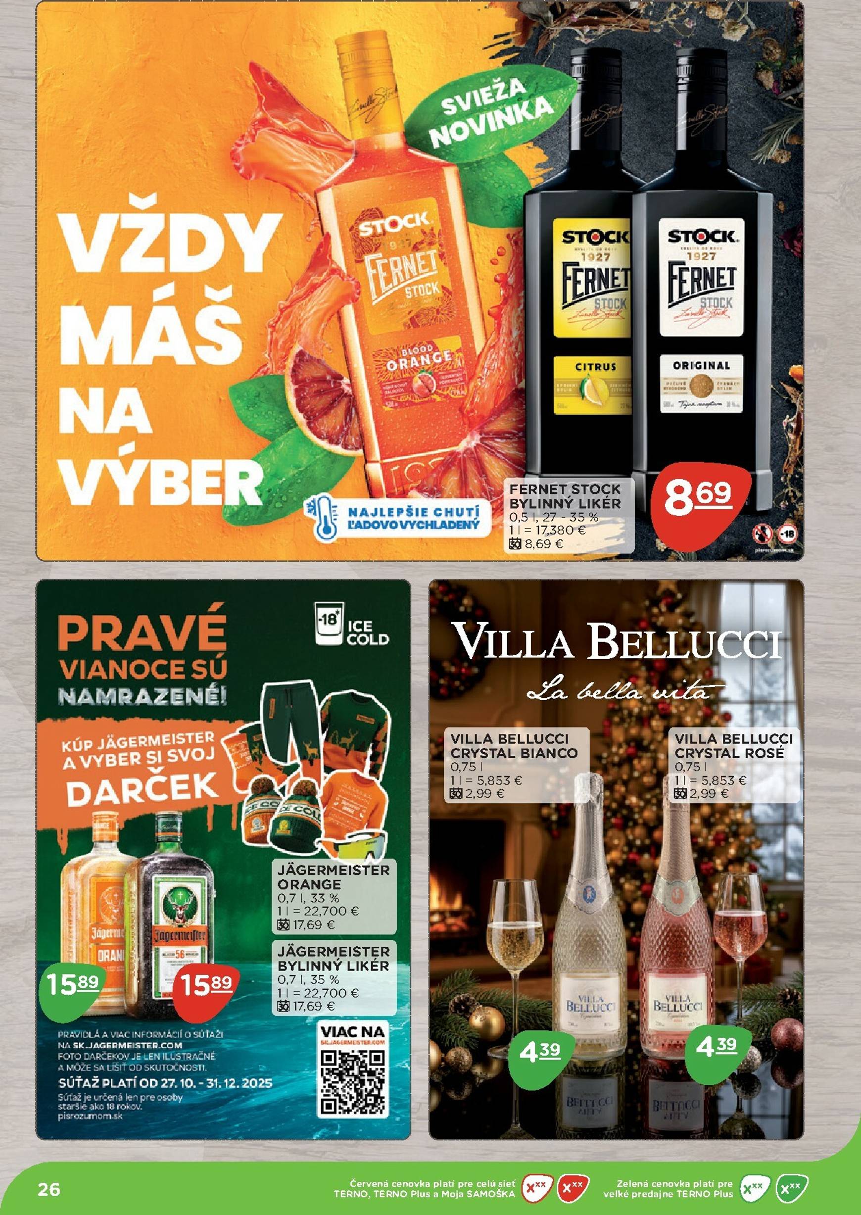 Page 26 of Aktuálny terno leták platný od pondelka 10.11 do 07.12