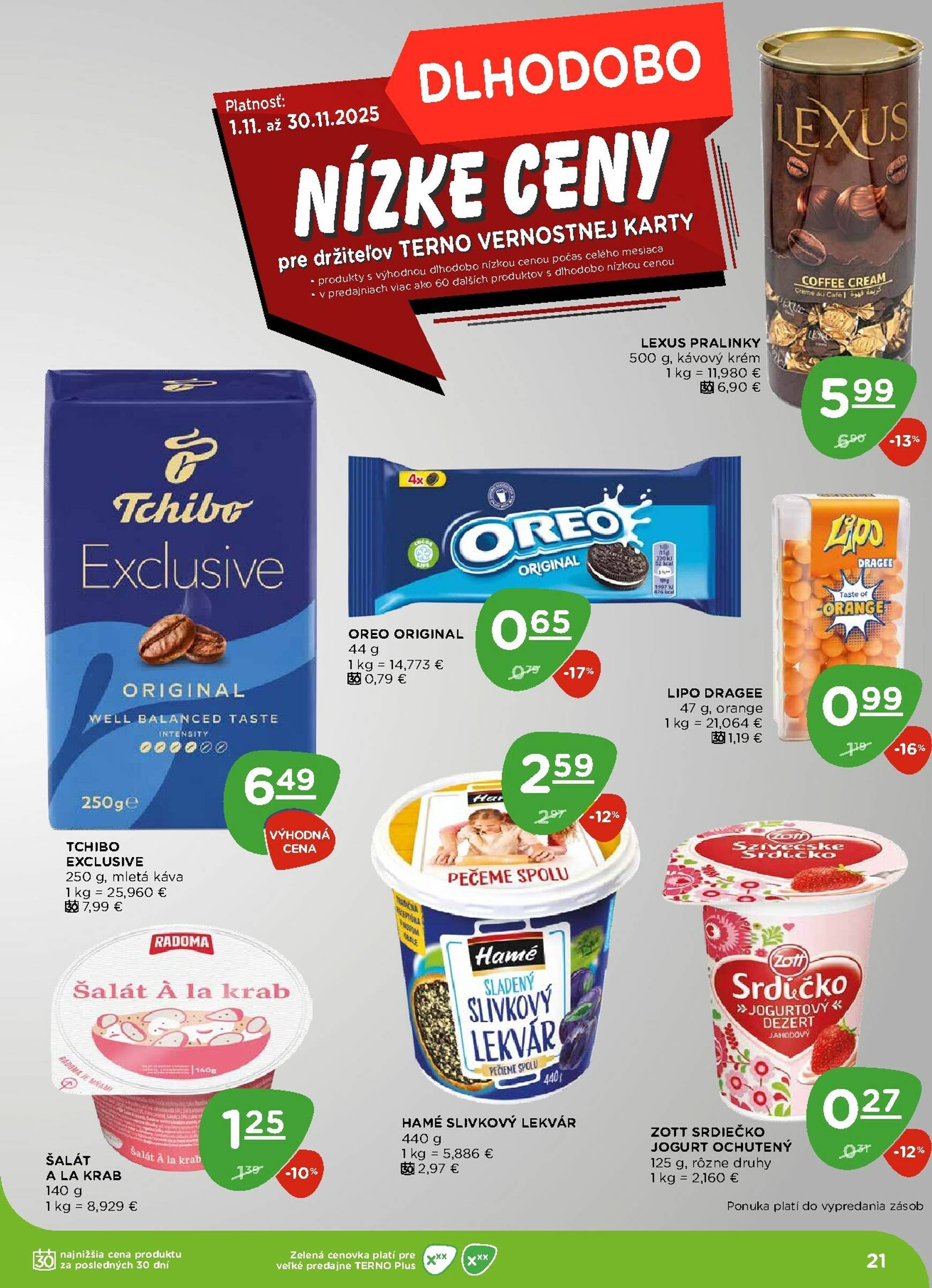 Page 21 of Aktuálny terno leták platný od štvrtka 13.11 do 19.11