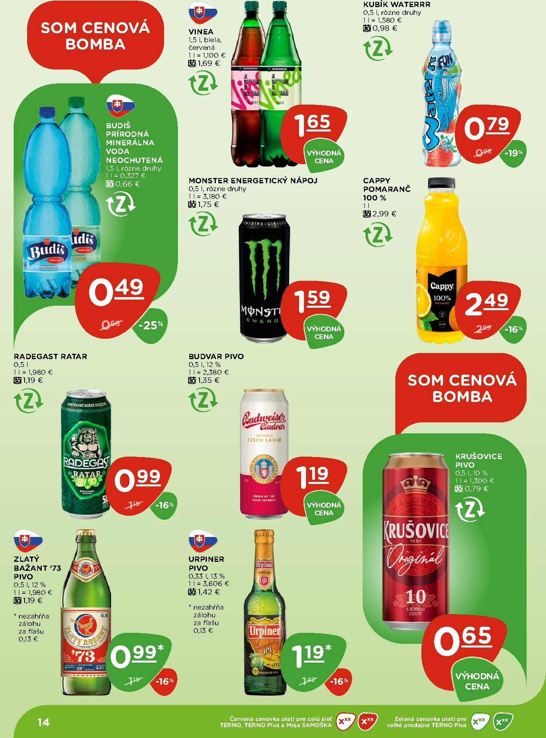 Page 14 of Aktuálny terno leták platný od štvrtka 13.11 do 19.11