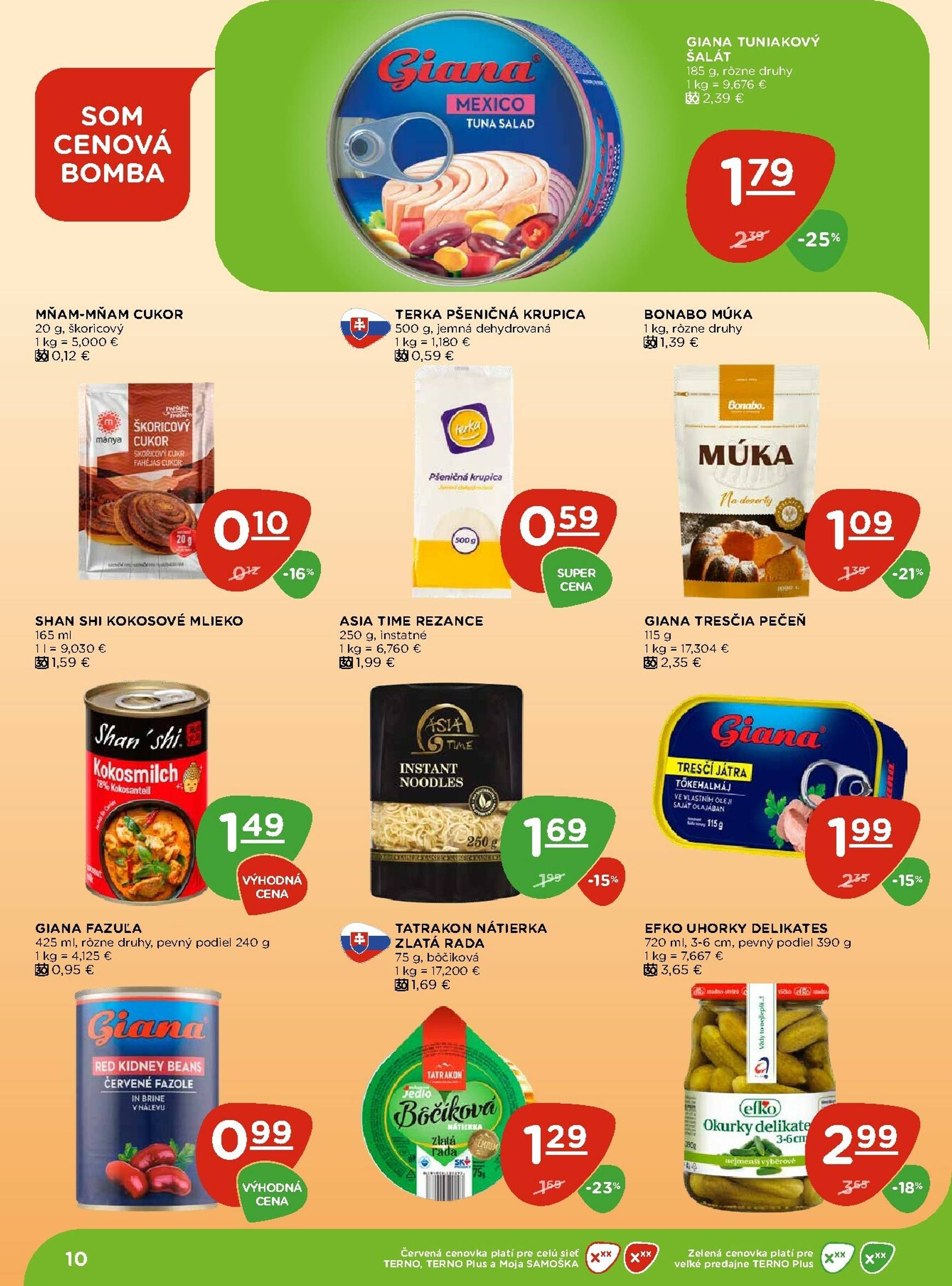Page 10 of Aktuálny terno leták platný od štvrtka 13.11 do 19.11