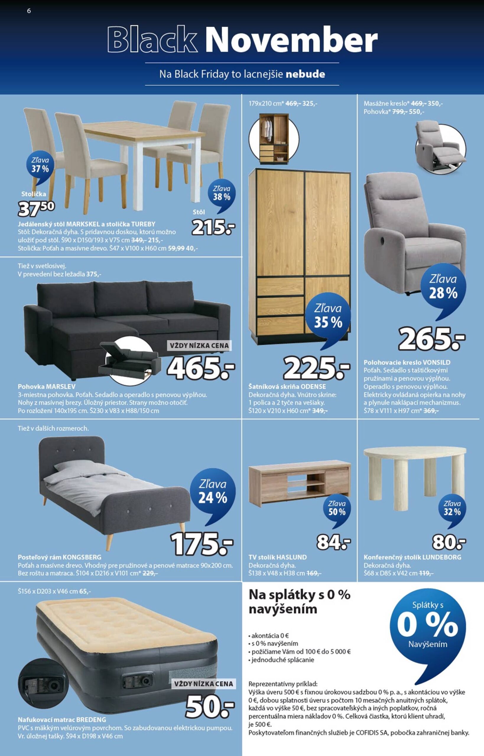 Page 6 of Aktuálny jysk leták platný od pondelka 10.11 do 23.11