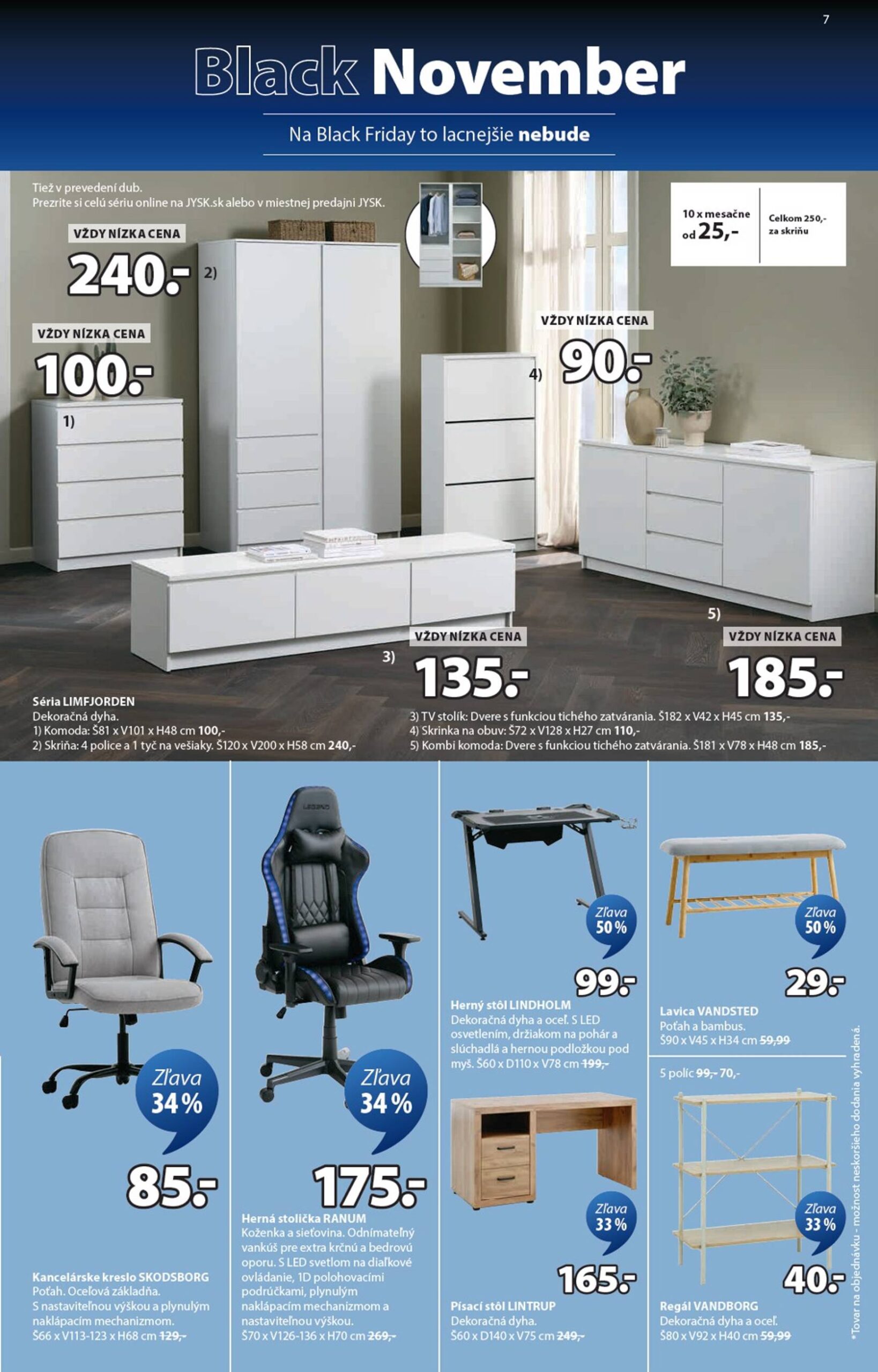 Page 7 of Aktuálny jysk leták platný od pondelka 10.11 do 23.11