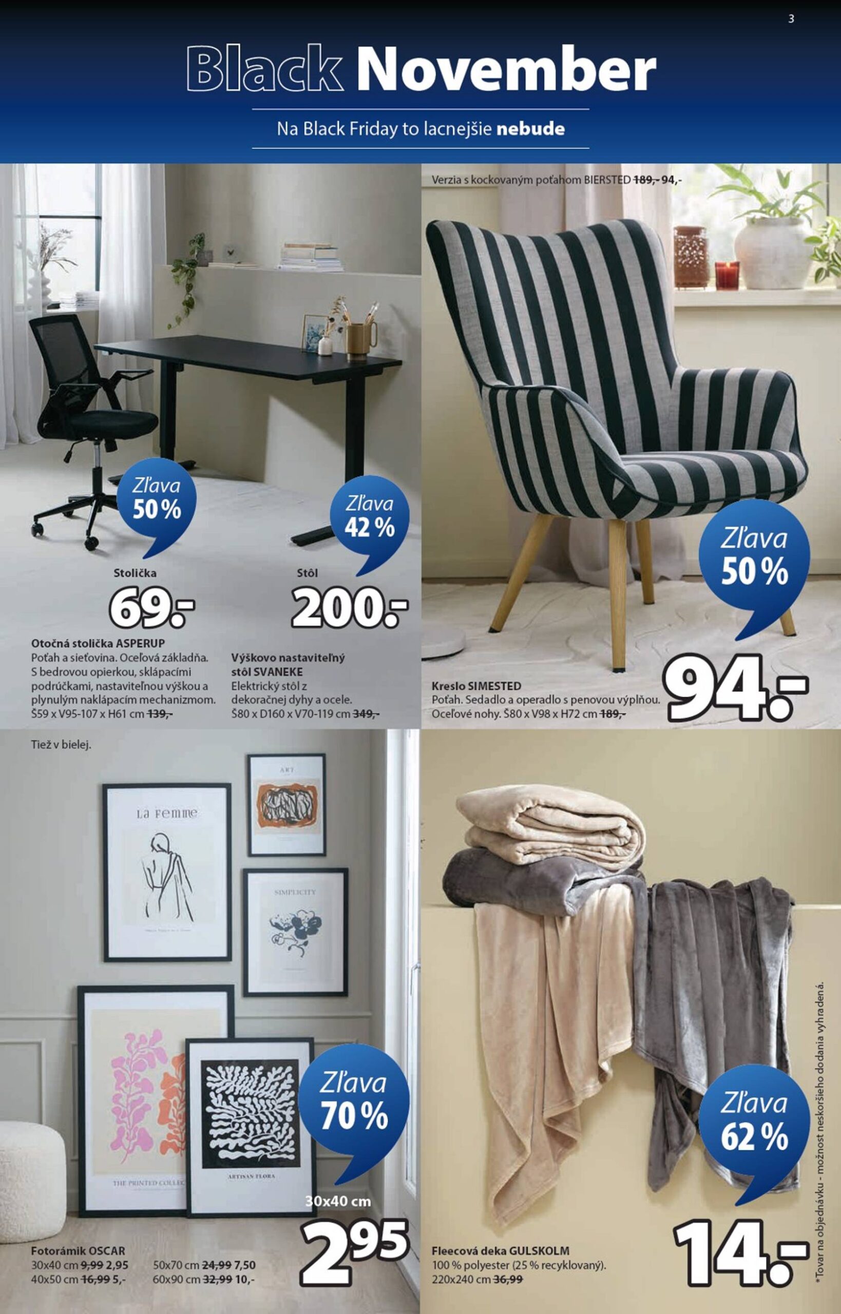 Page 3 of Aktuálny jysk leták platný od pondelka 10.11 do 23.11