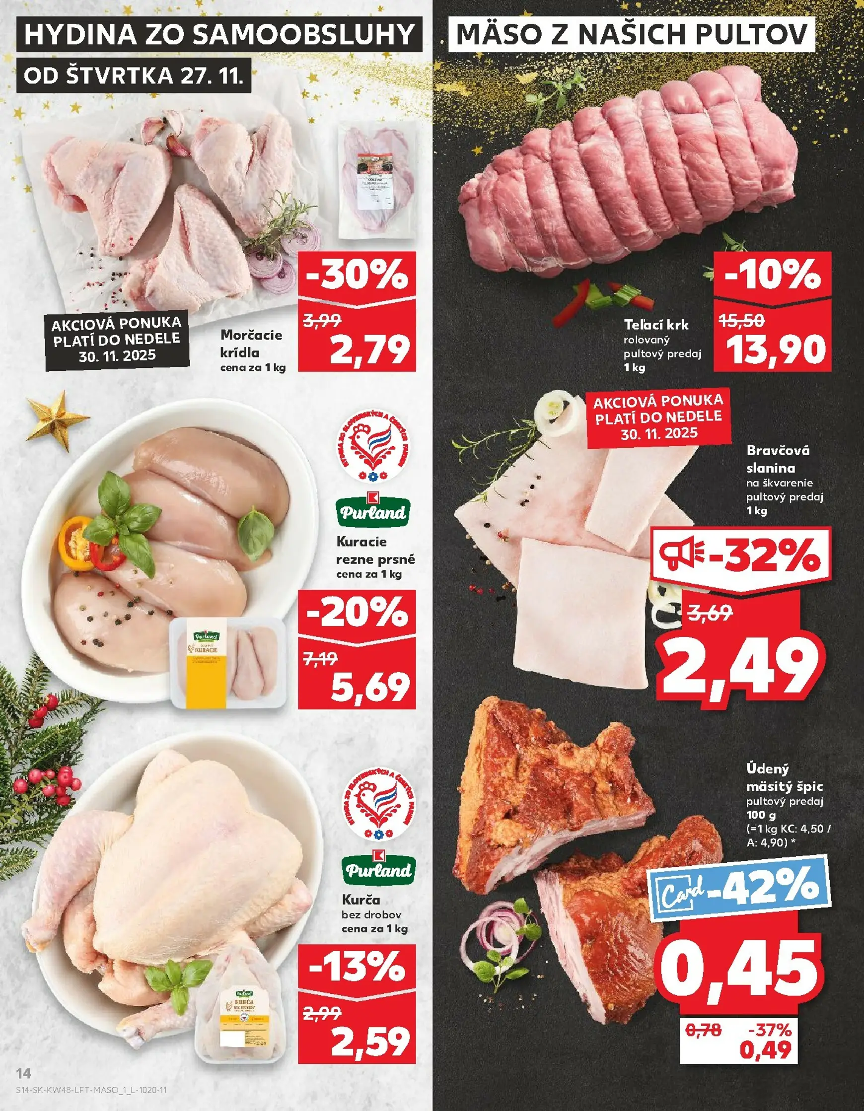 Page 14 of Aktuálny kaufland leták platný od štvrtka 27.11 do 03.12