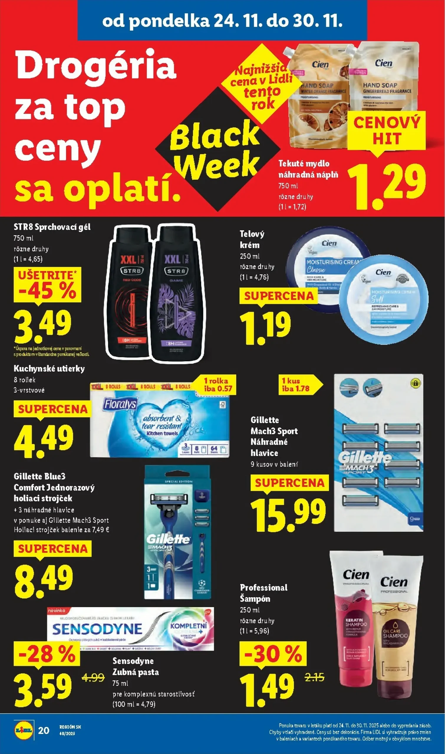 Page 22 of Aktuálny lidl leták platný od pondelka 24.11 do 30.11