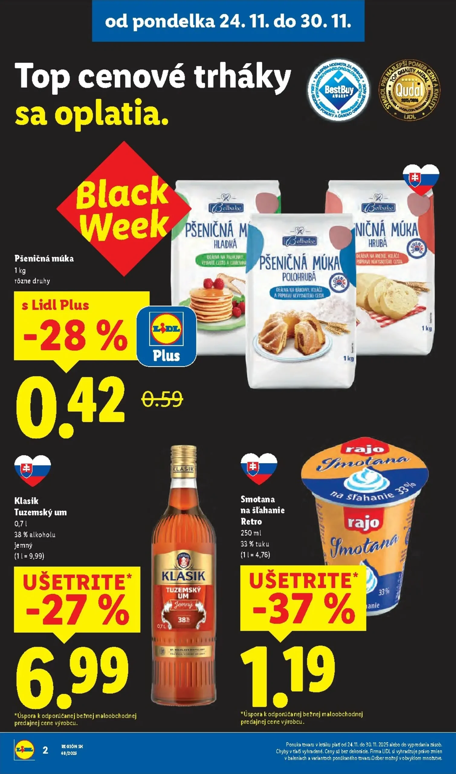 Page 2 of Aktuálny lidl leták platný od pondelka 24.11 do 30.11