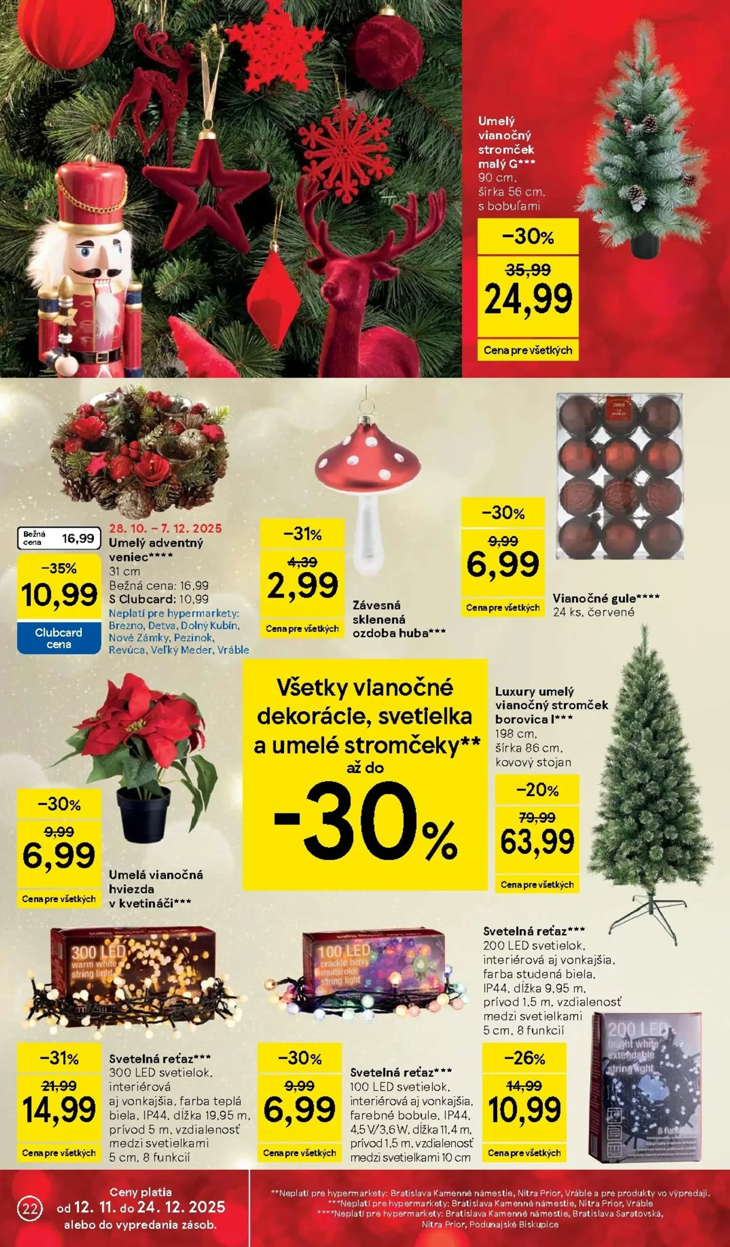Page 22 of Aktuálny tesco leták platný od stredy 26.11 do 02.12
