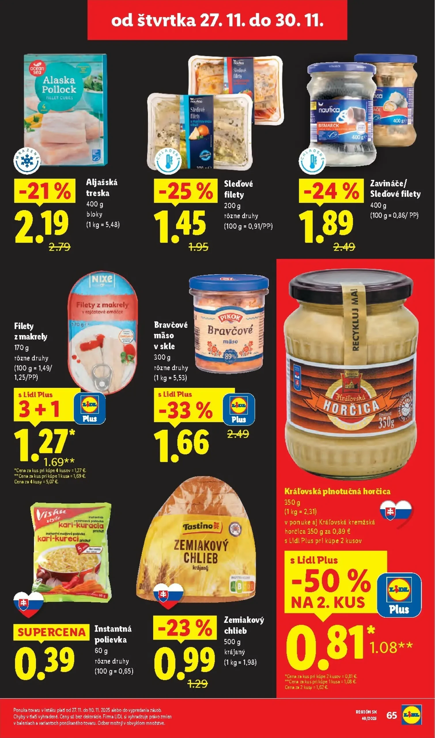 Page 65 of Aktuálny lidl leták platný od pondelka 24.11 do 30.11