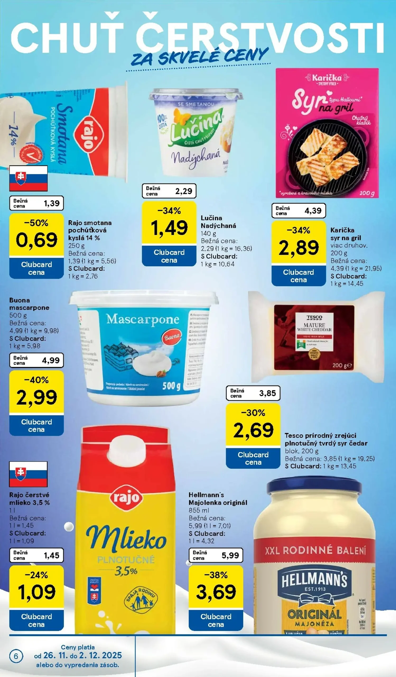 Page 6 of Aktuálny tesco leták platný od stredy 26.11 do 02.12