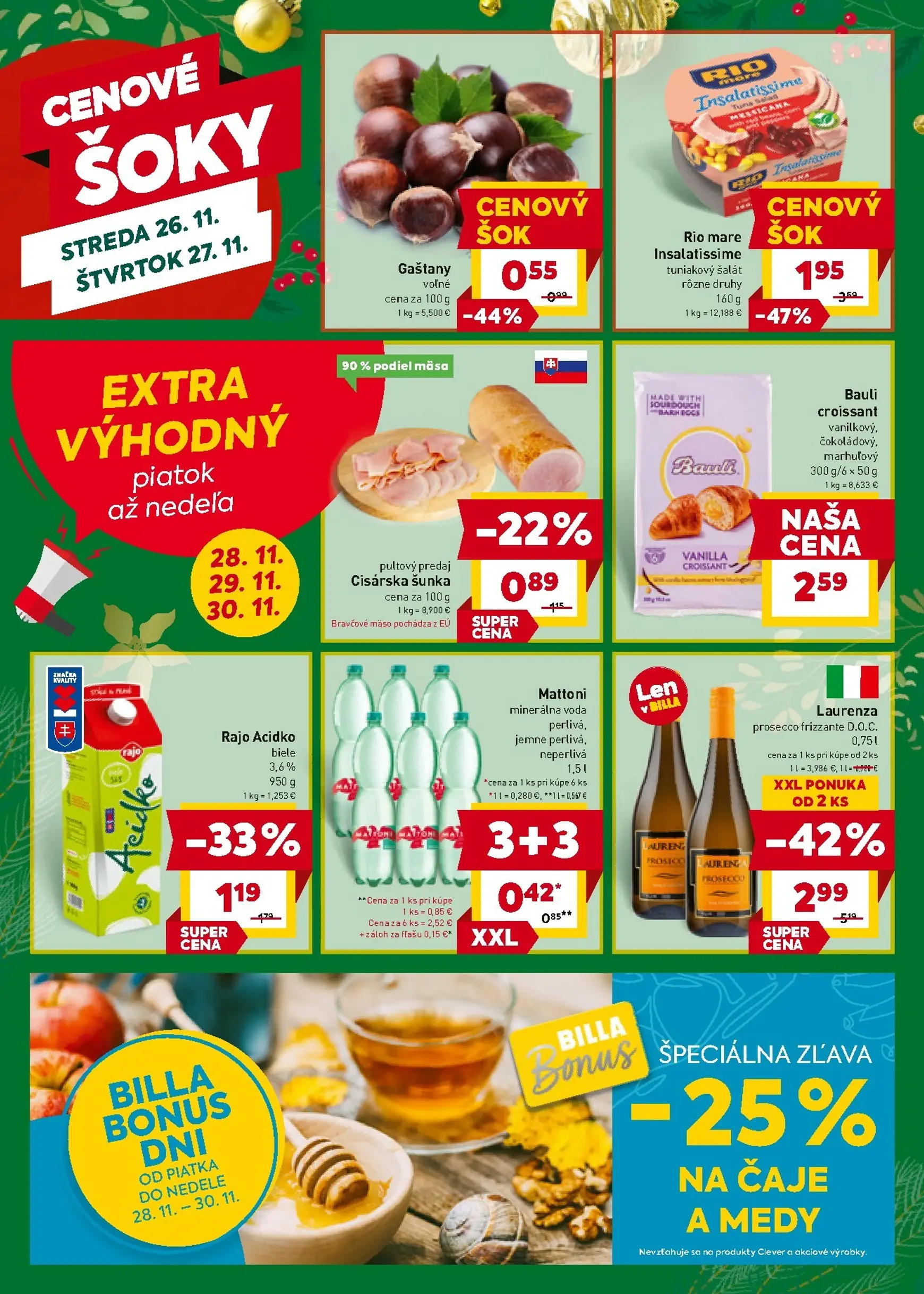 Page 20 of Aktuálny billa leták platný od stredy 26.11 do 02.12