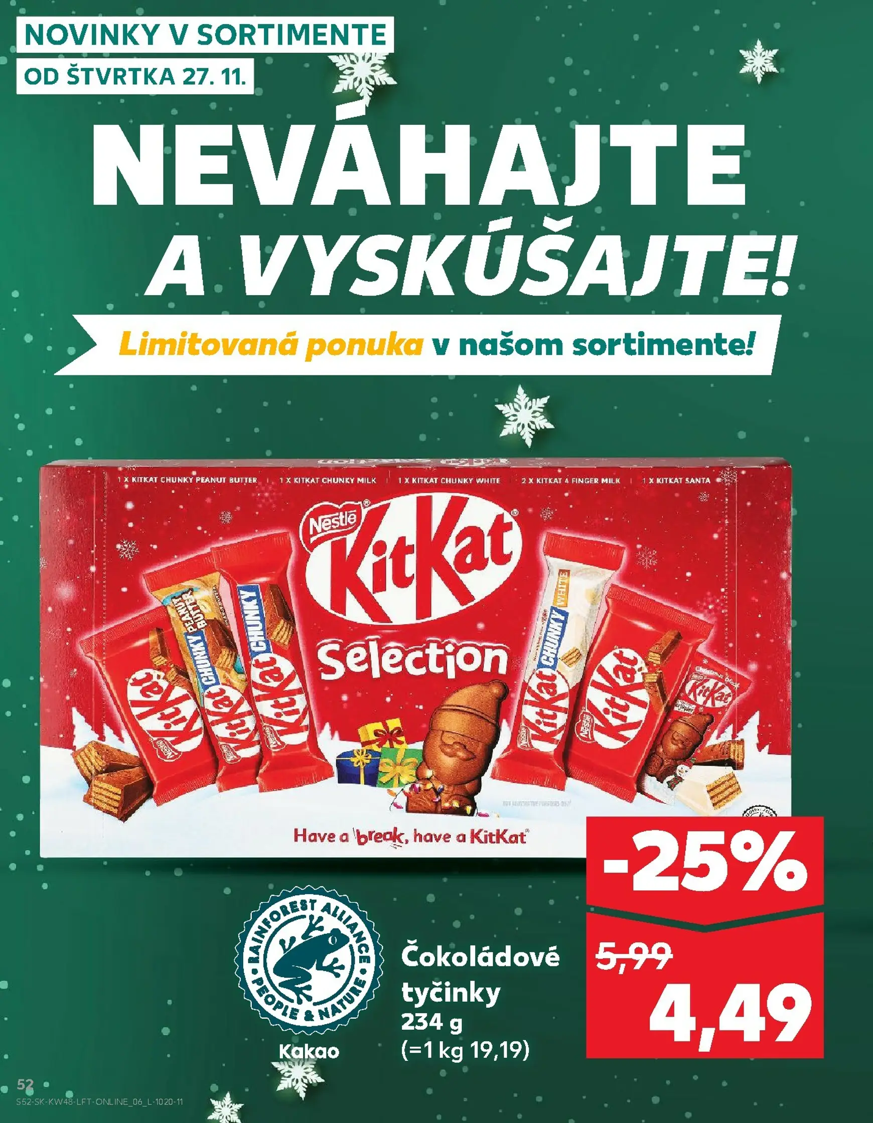 Page 52 of Aktuálny kaufland leták platný od štvrtka 27.11 do 03.12
