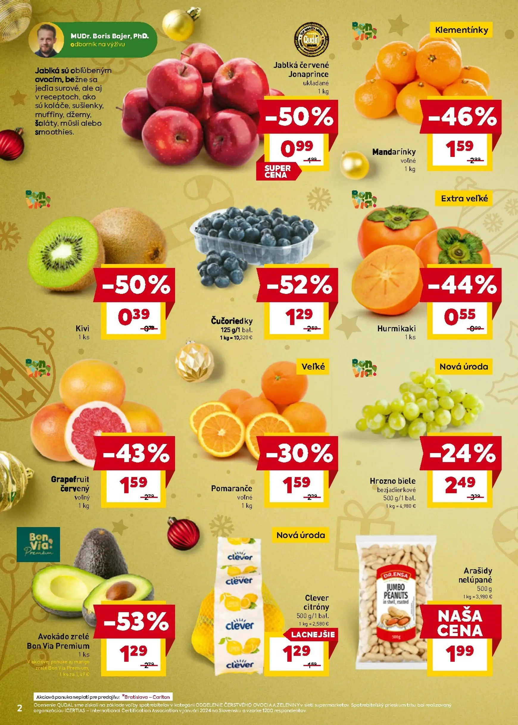 Page 2 of Aktuálny billa leták platný od stredy 26.11 do 02.12