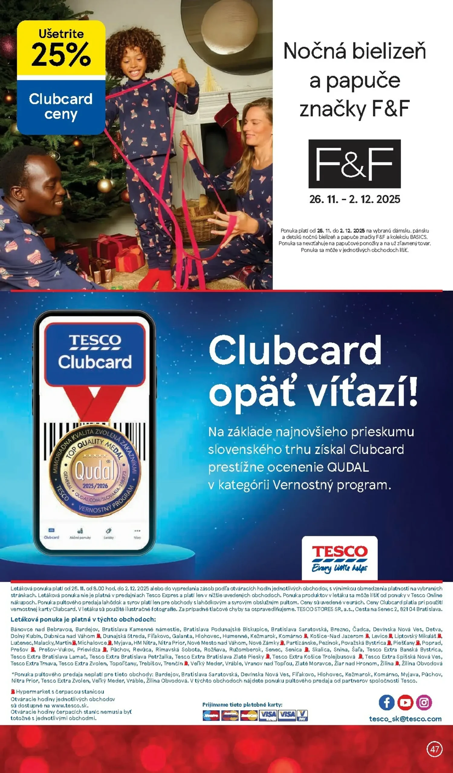Page 47 of Aktuálny tesco leták platný od stredy 26.11 do 02.12