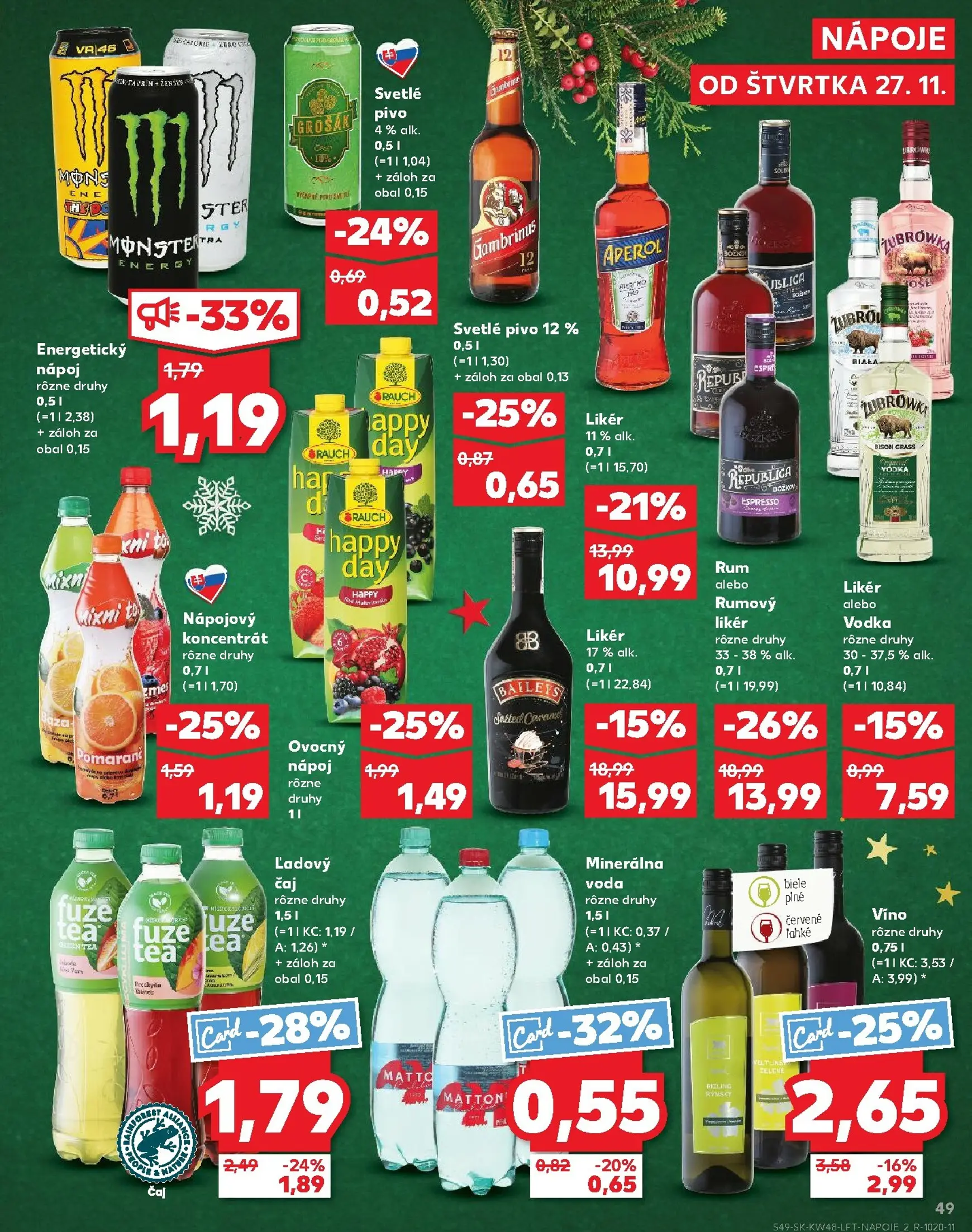 Page 49 of Aktuálny kaufland leták platný od štvrtka 27.11 do 03.12