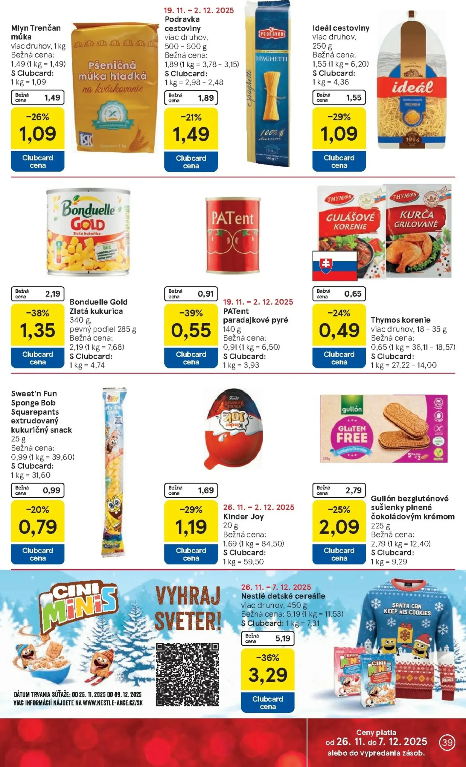Page 39 of Aktuálny tesco leták platný od stredy 26.11 do 02.12