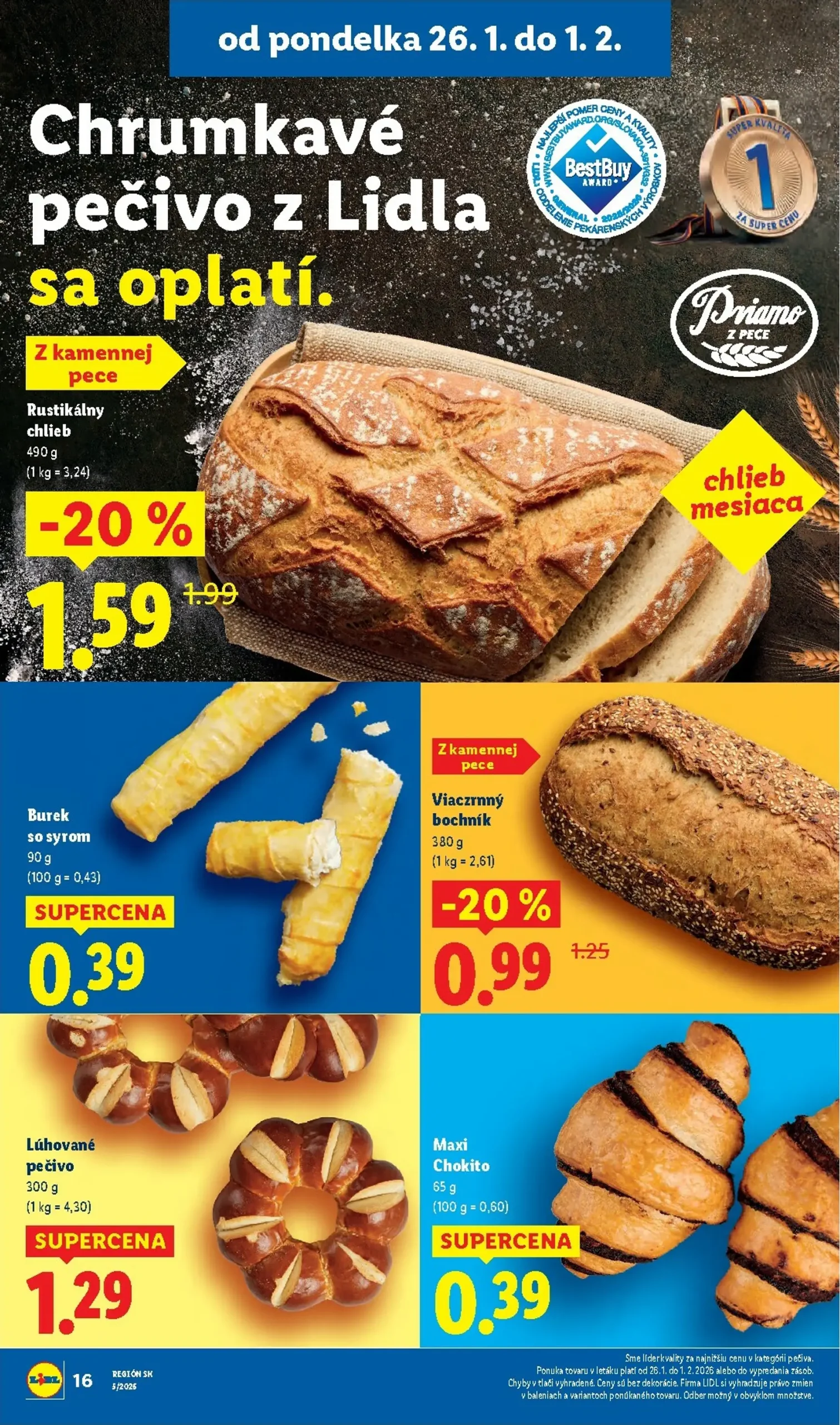 Page 16 of Aktuálny lidl leták platný od pondelka 26.01 do 01.02