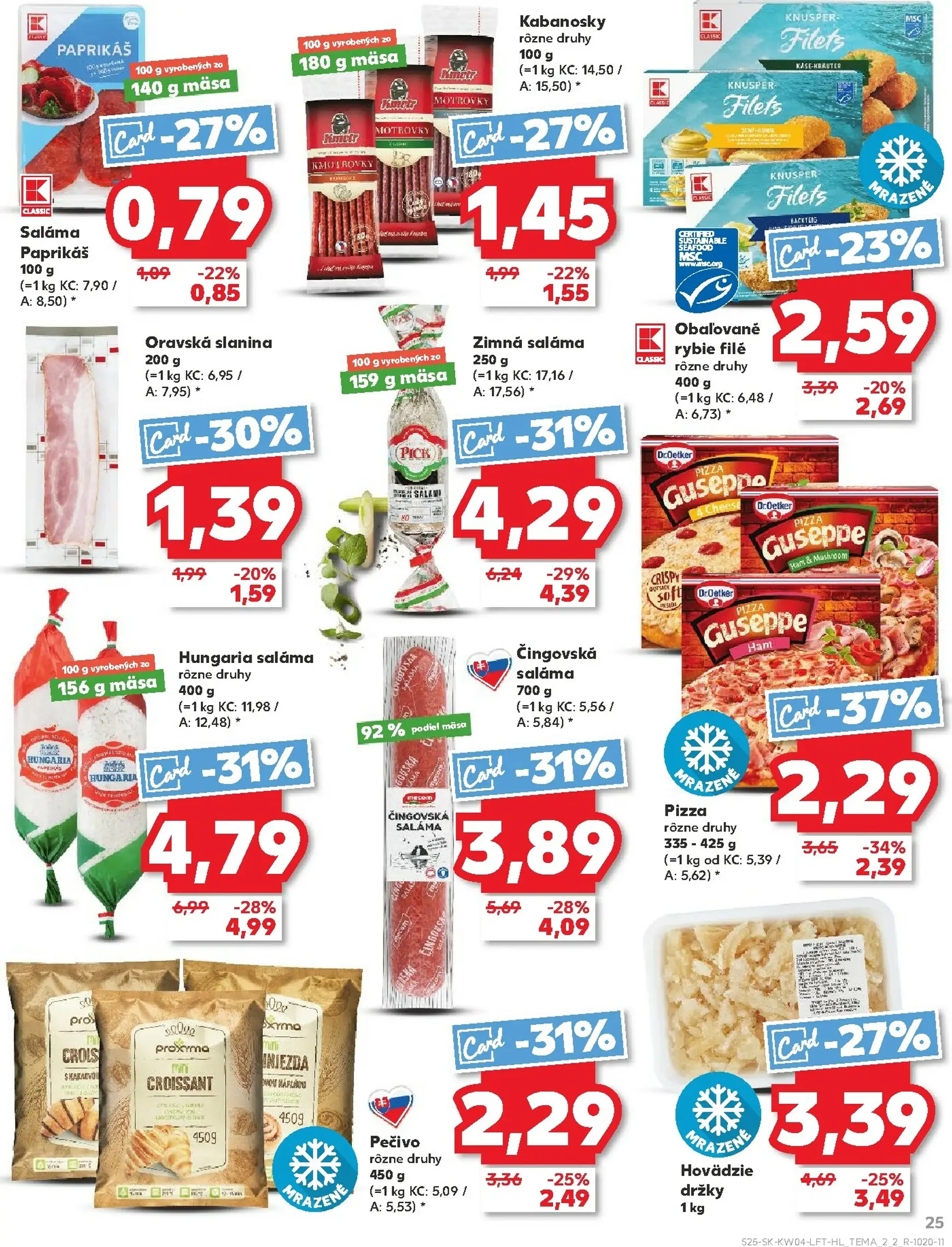 Page 25 of Aktuálny kaufland leták platný od štvrtka 22.01 do 28.01
