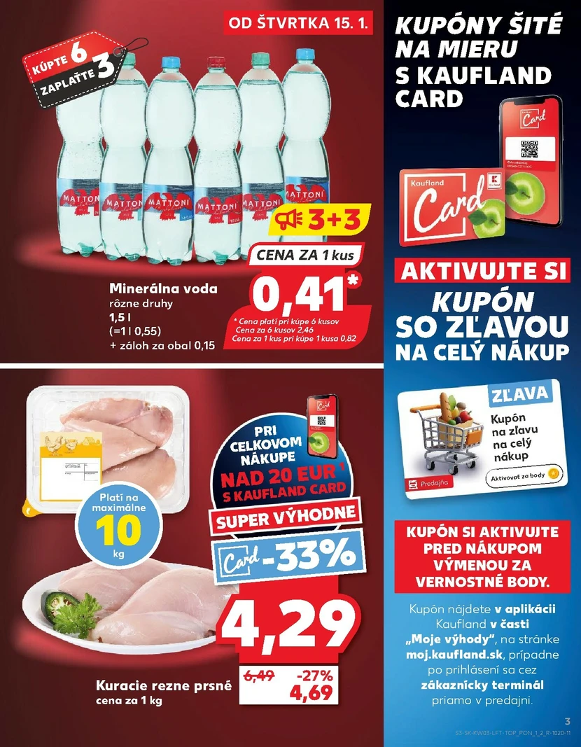 Page 3 of Aktuálny kaufland leták platný od štvrtka 15.01 do 21.01