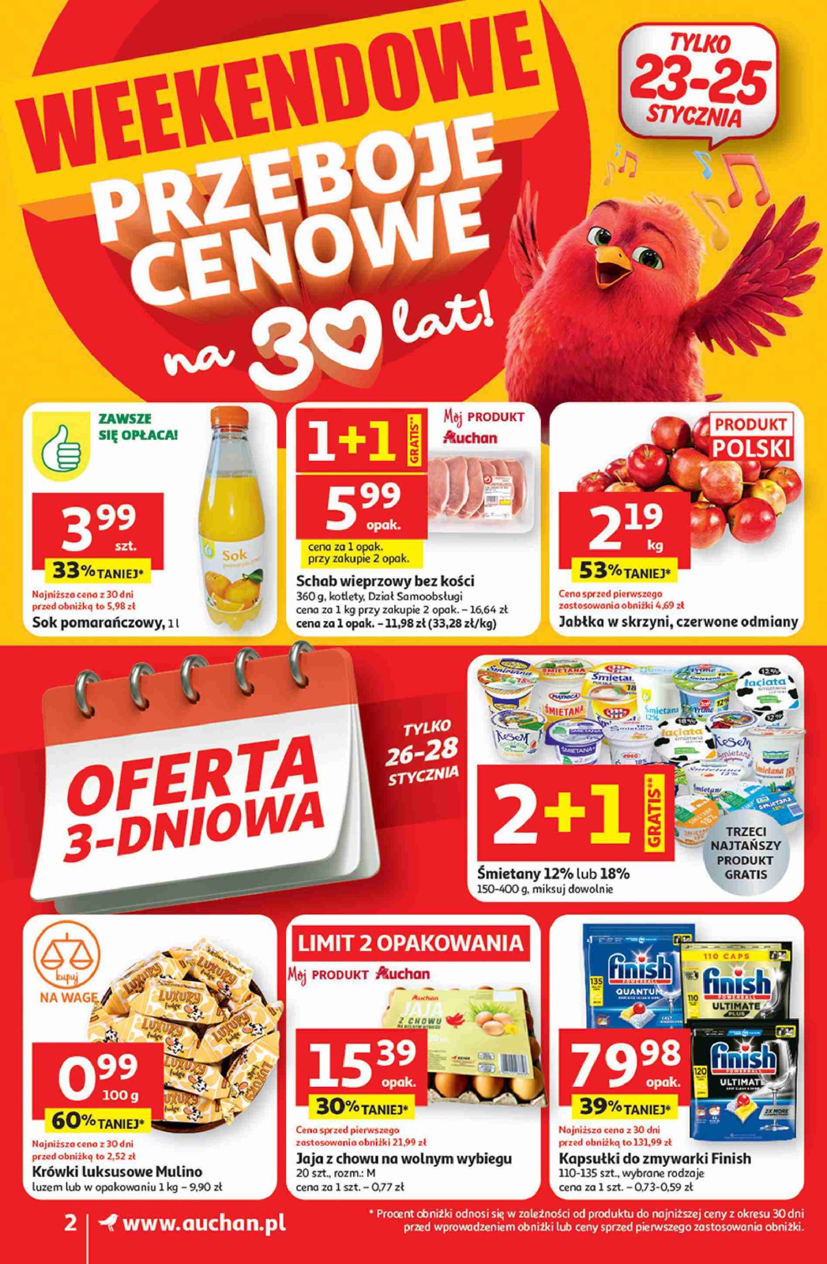 Page 2 of Aktuálny auchan-polsko leták platný od štvrtka 22.01 do 28.01