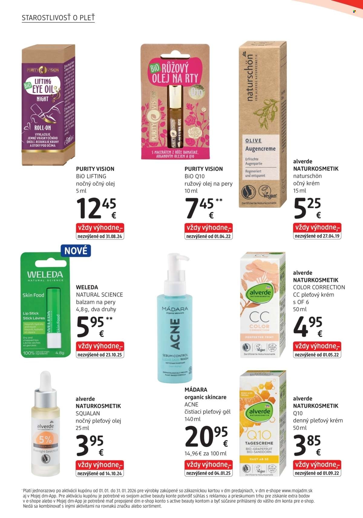 Page 12 of Aktuálny dm-drogerie leták platný od štvrtka 01.01 do 31.01