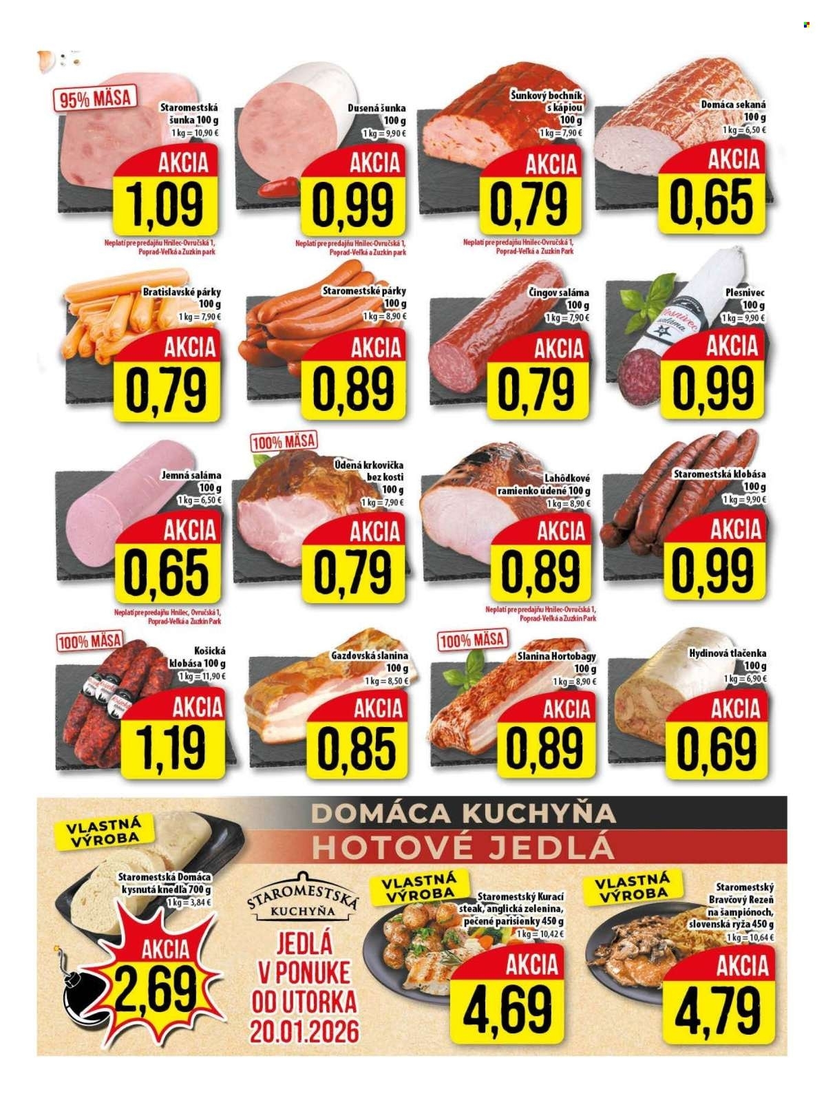 Page 5 of Aktuálny klas leták platný od pondelka 19.01 do 25.01