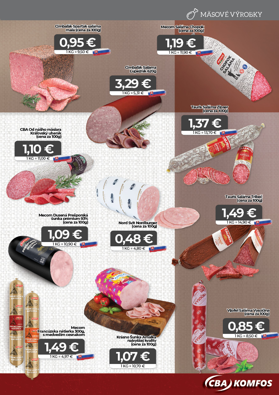 Page 3 of Aktuálny cba leták platný od piatka 23.01 do 03.02