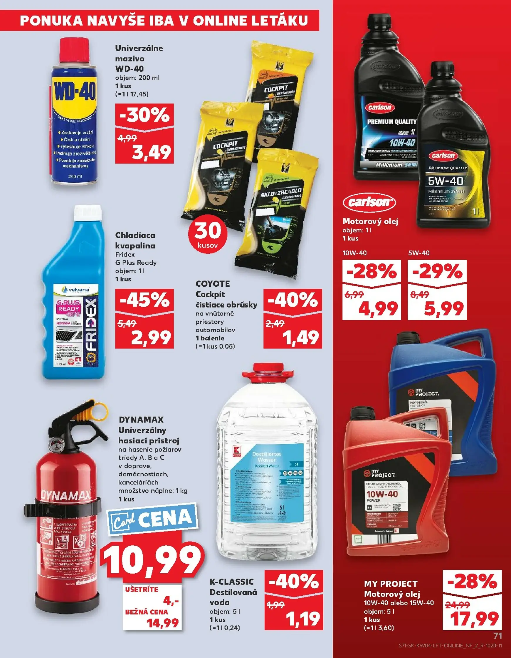 Page 71 of Aktuálny kaufland leták platný od štvrtka 22.01 do 28.01