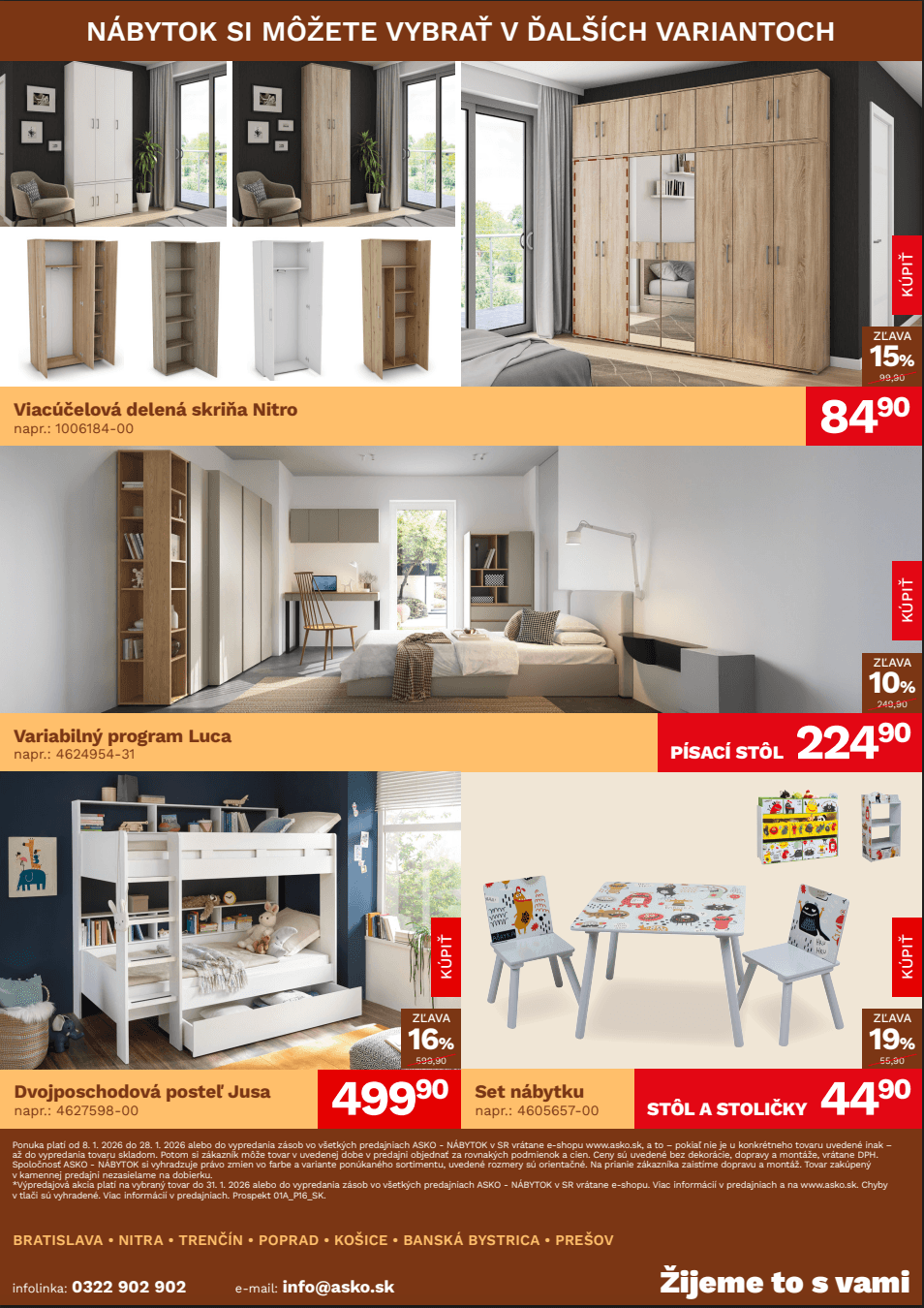 Page 4 of Aktuálny asko-nabytok leták platný od štvrtka 08.01 do 28.01