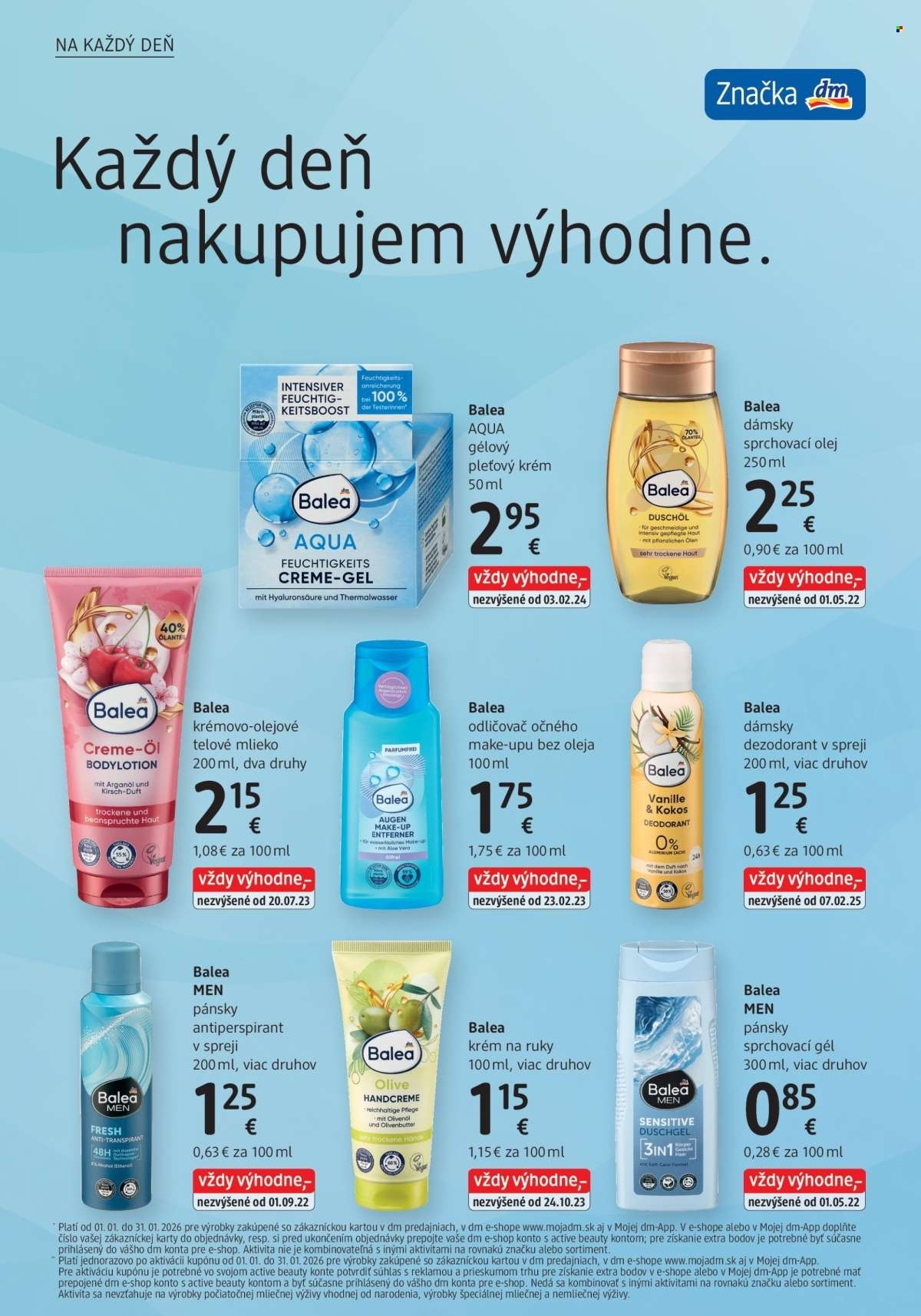 Page 4 of Aktuálny dm-drogerie leták platný od štvrtka 01.01 do 31.01