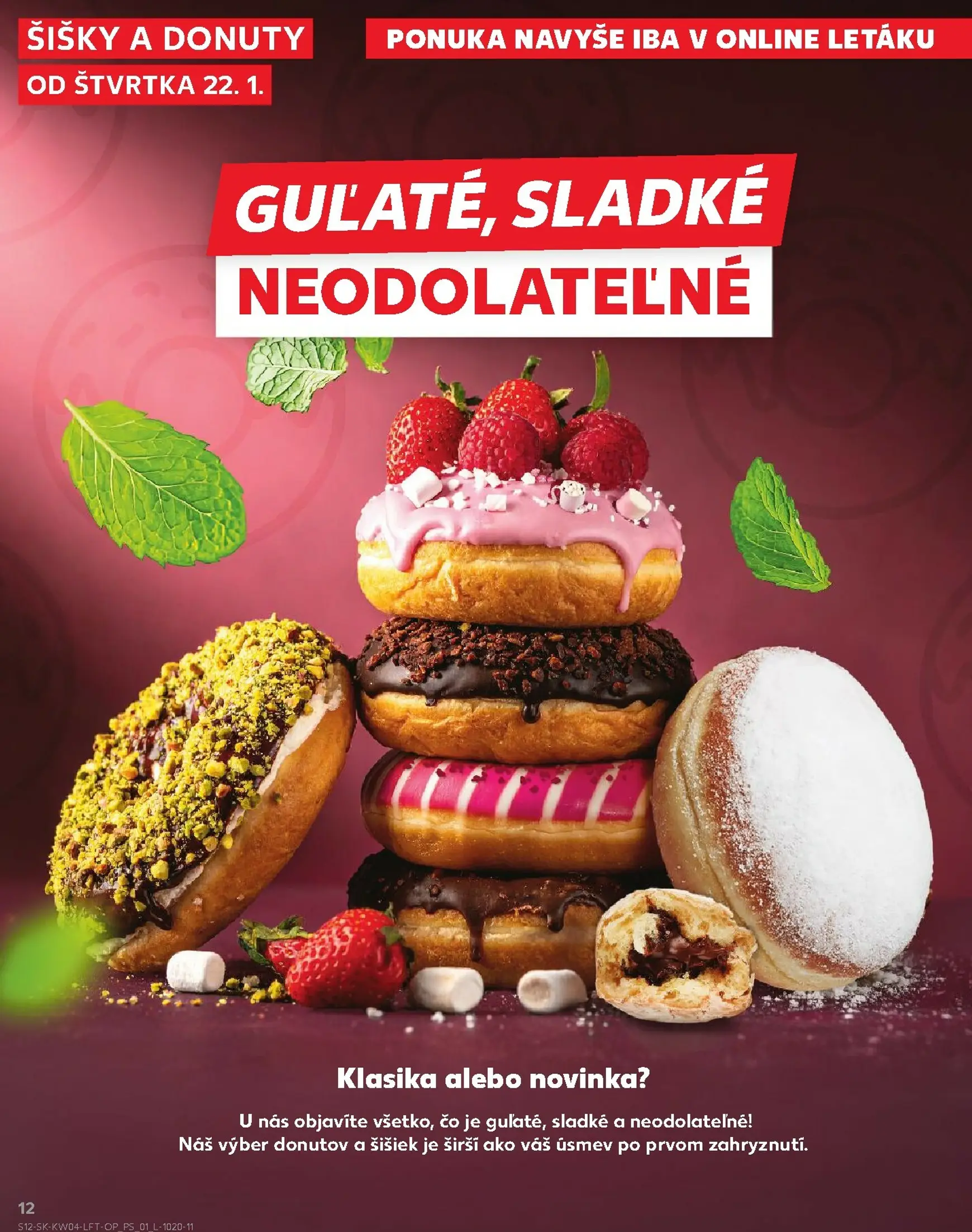 Page 12 of Aktuálny kaufland leták platný od štvrtka 22.01 do 28.01