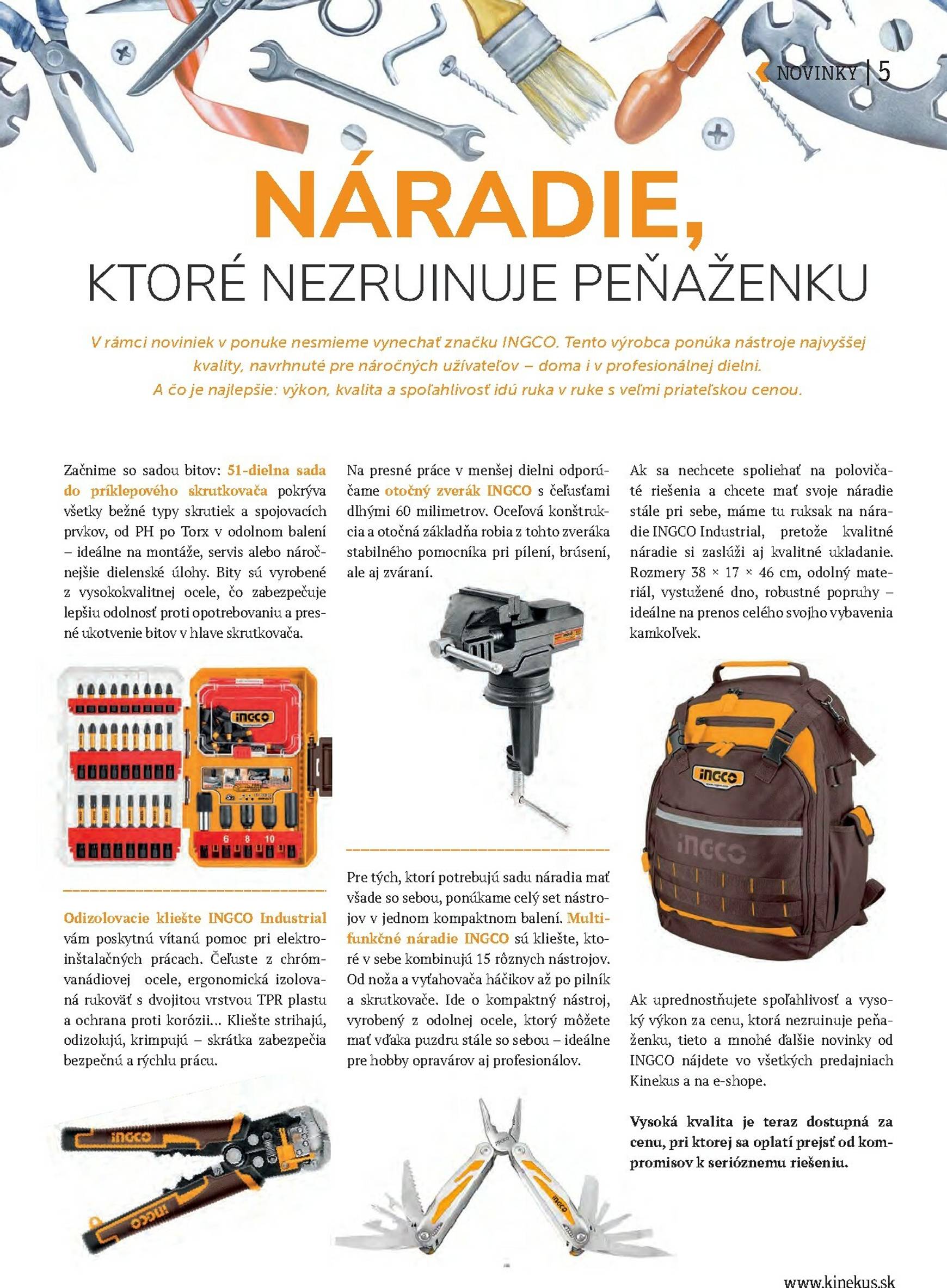 Page 5 of Aktuálny kinekus leták platný od utorka 01.12 do 21.03