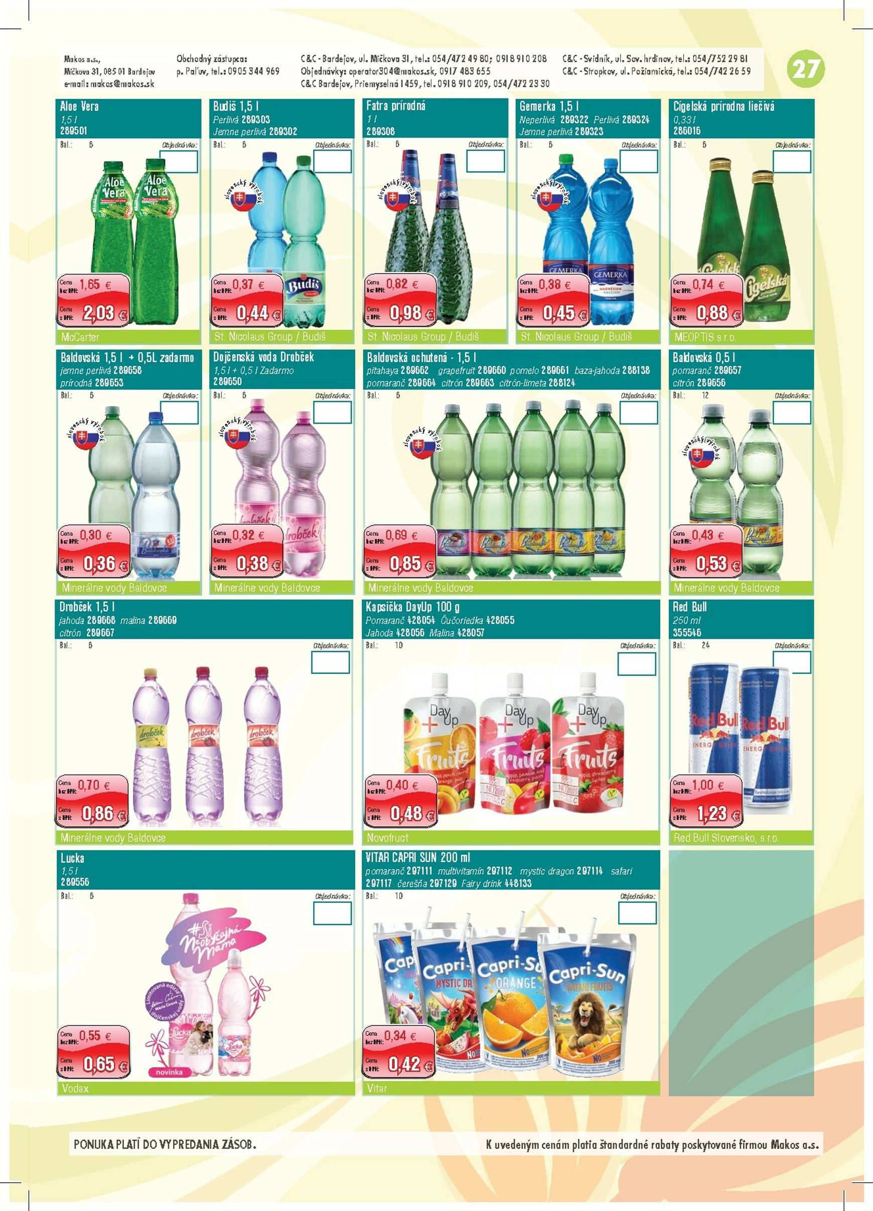 Page 27 of Aktuálny makos leták platný od štvrtka 01.01 do 01.03
