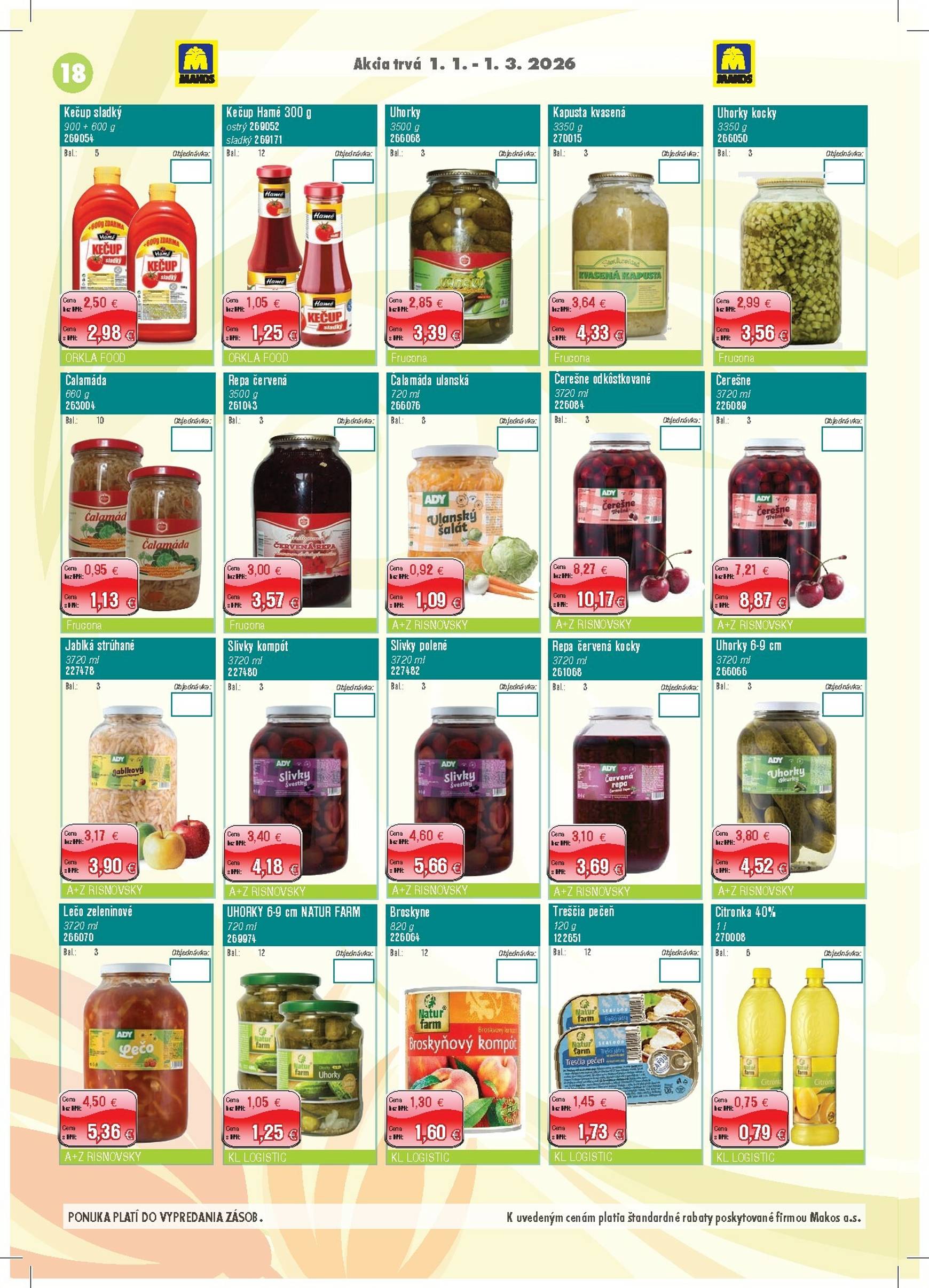 Page 18 of Aktuálny makos leták platný od štvrtka 01.01 do 01.03