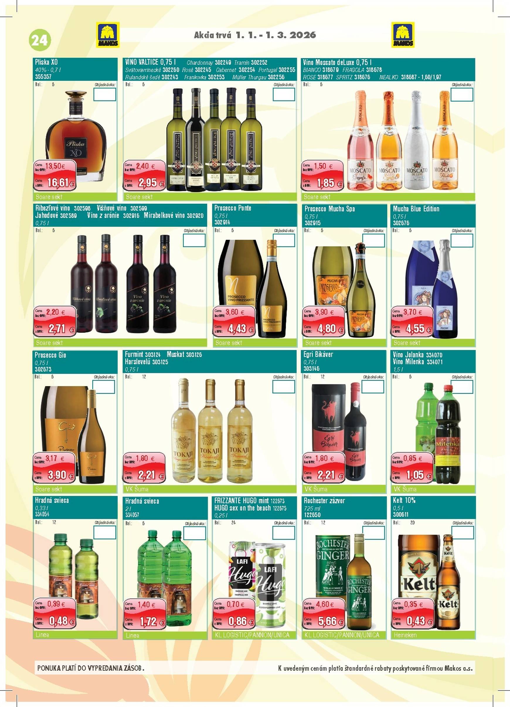 Page 24 of Aktuálny makos leták platný od štvrtka 01.01 do 01.03