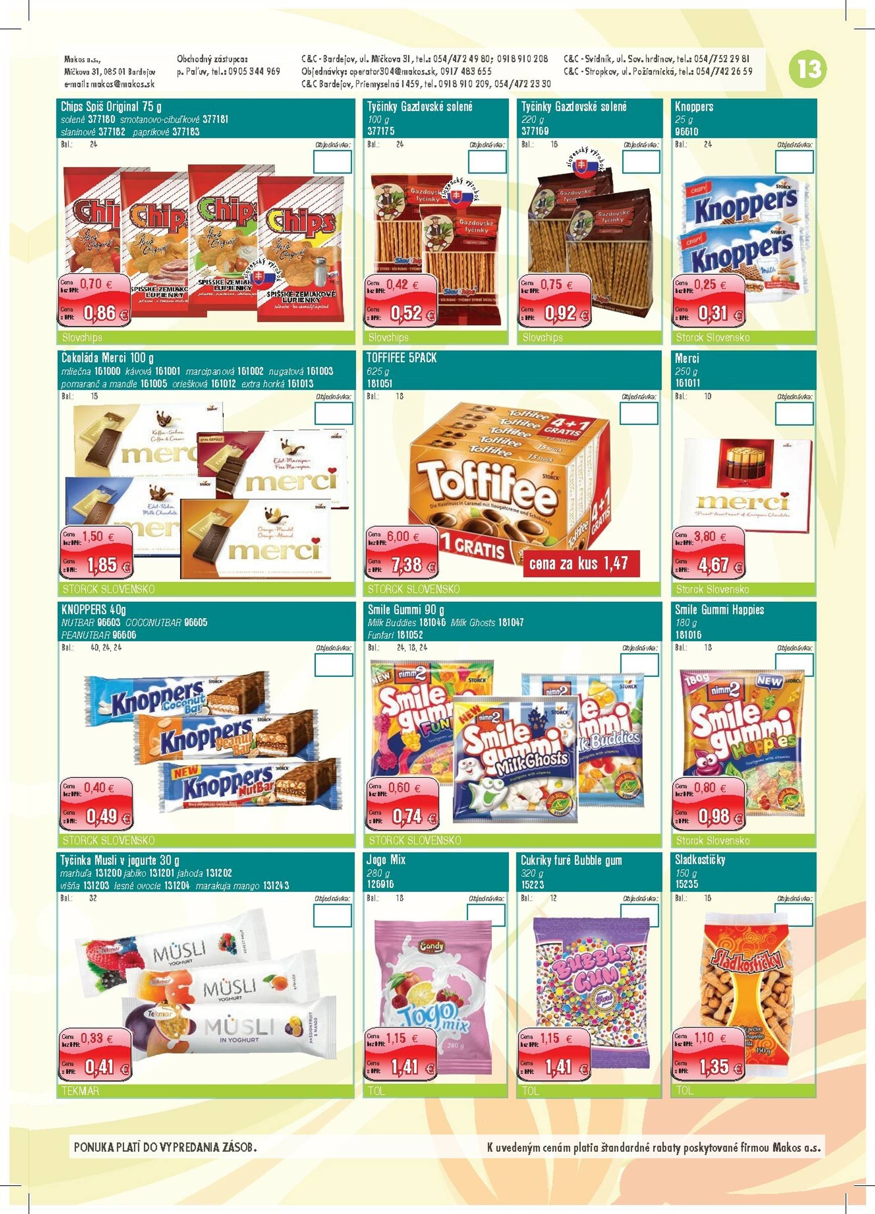 Page 13 of Aktuálny makos leták platný od štvrtka 01.01 do 01.03