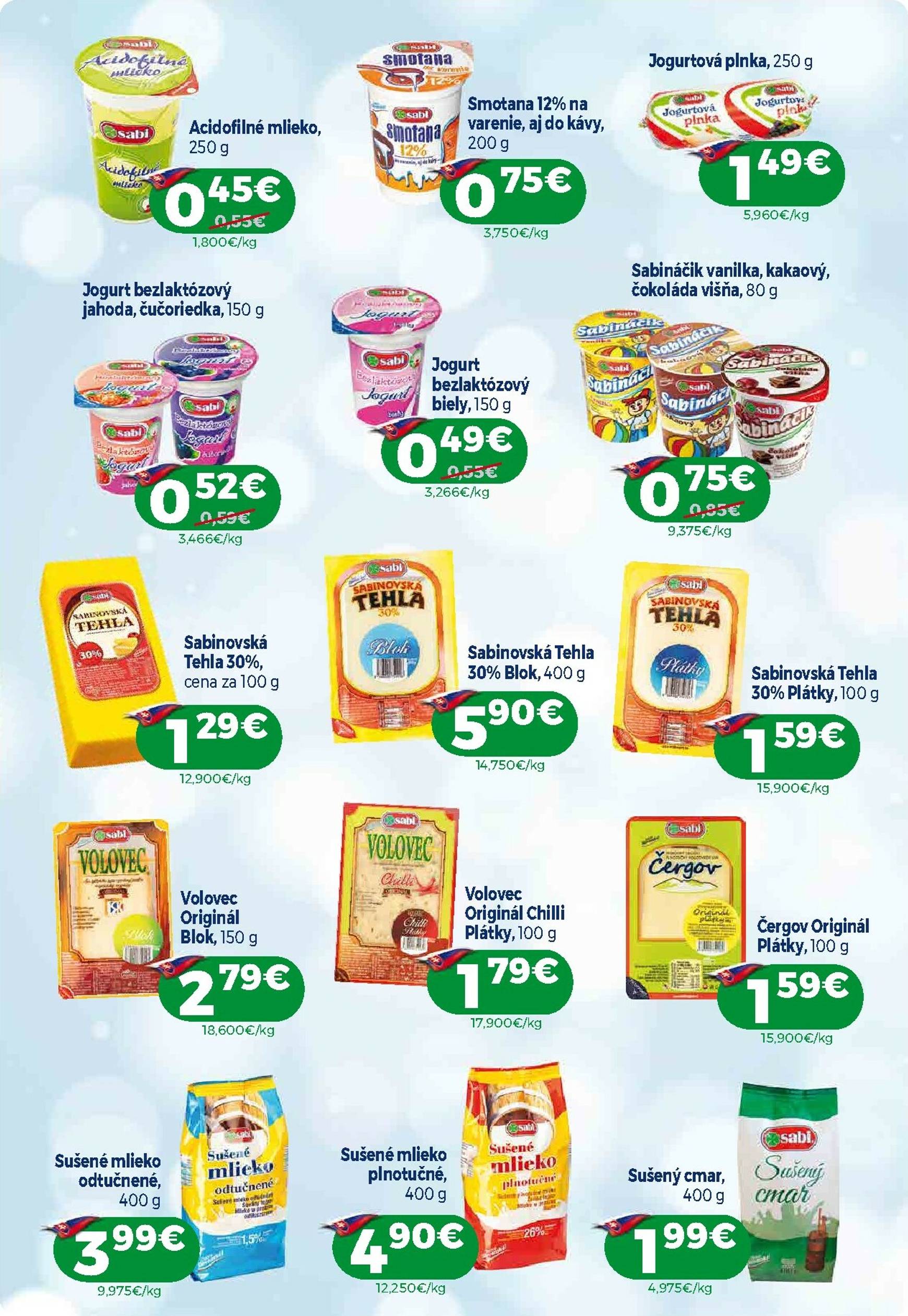 Page 4 of Aktuálny milk-agro leták platný od stredy 21.01 do 03.02