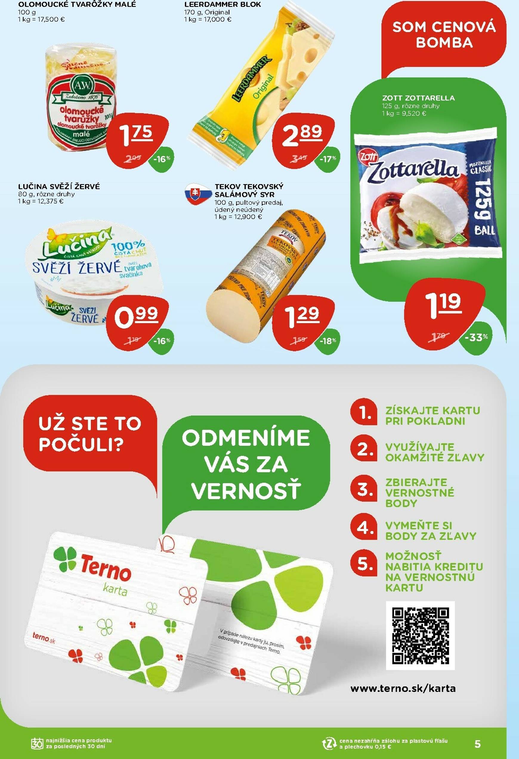 Page 5 of Aktuálny terno leták platný od štvrtka 22.01 do 28.01