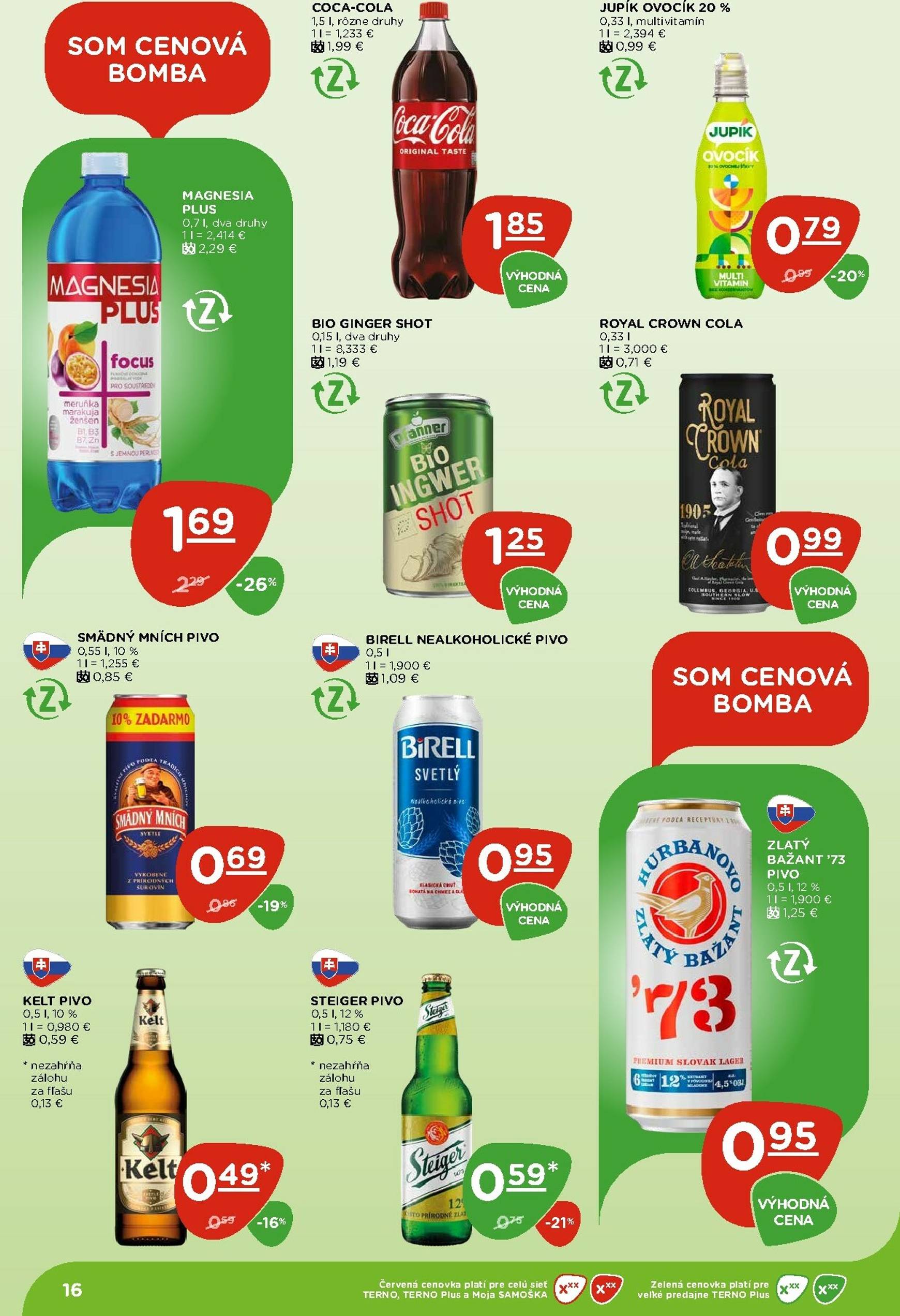 Page 16 of Aktuálny terno leták platný od štvrtka 22.01 do 28.01