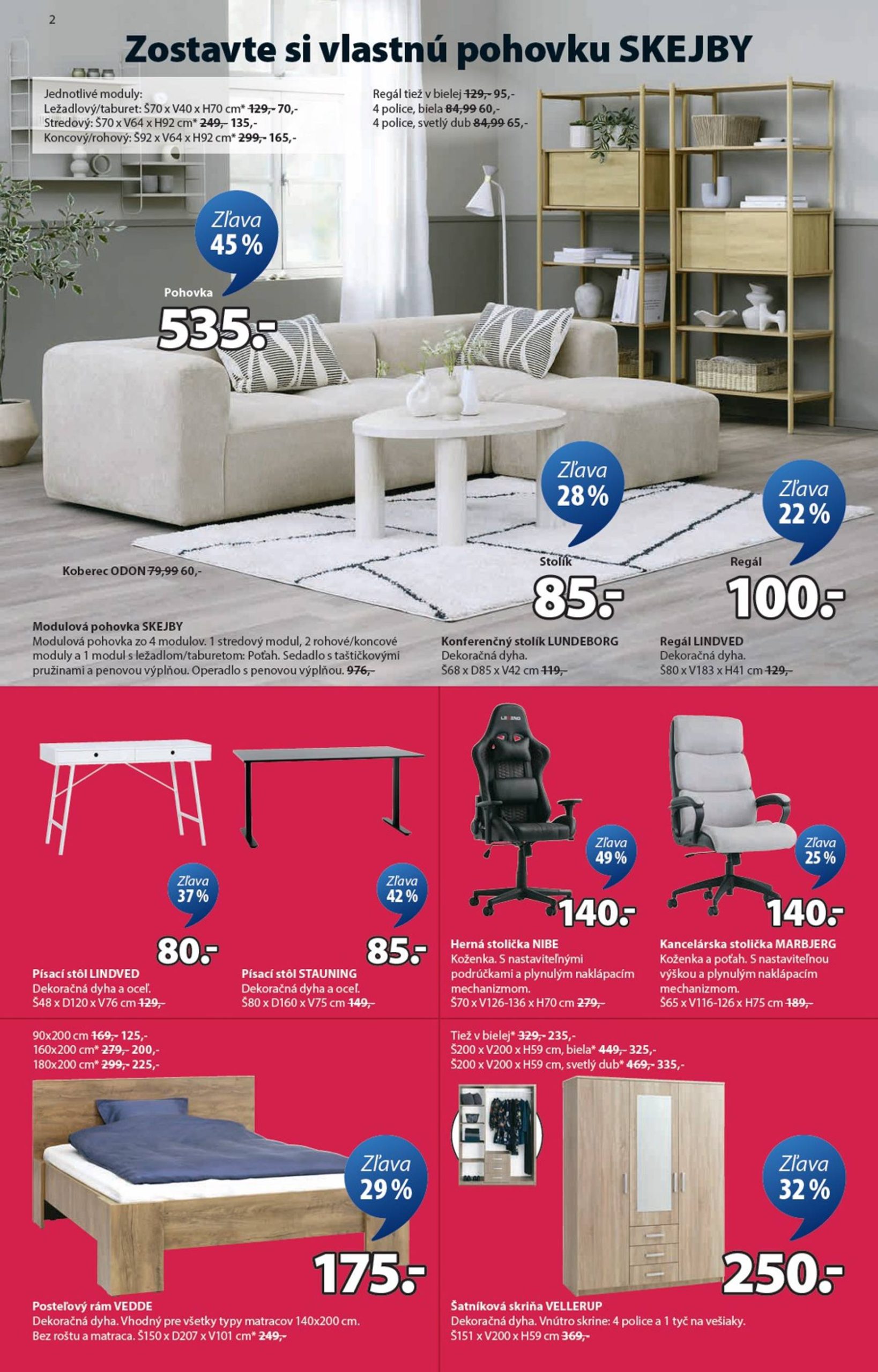 Page 2 of Aktuálny jysk leták platný od stredy 21.01 do 03.02