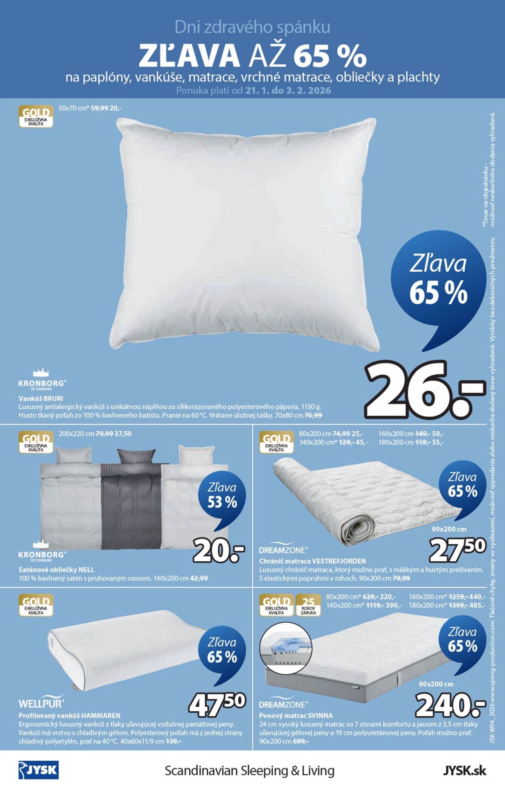 Page 8 of Aktuálny jysk leták platný od stredy 21.01 do 03.02