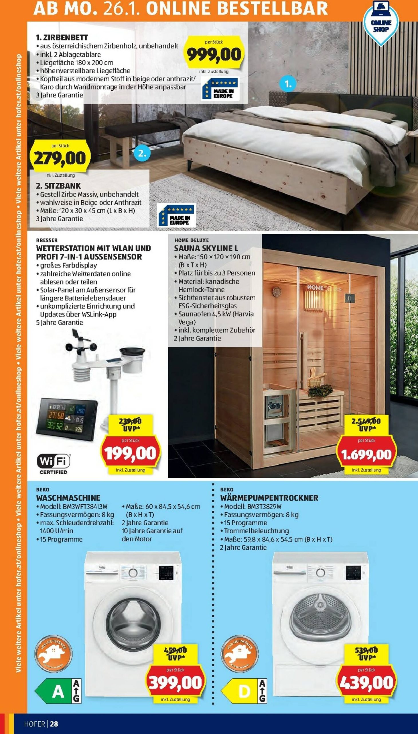 Page 32 of Aktuálny hofer-rakusko leták platný od piatka 23.01 do 29.01