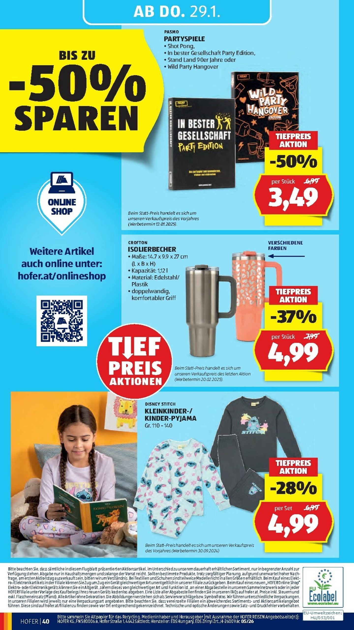 Page 44 of Aktuálny hofer-rakusko leták platný od piatka 23.01 do 29.01