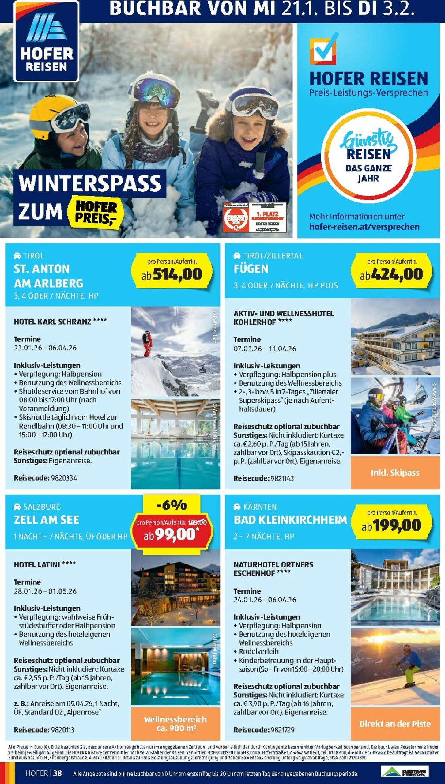 Page 42 of Aktuálny hofer-rakusko leták platný od piatka 23.01 do 29.01